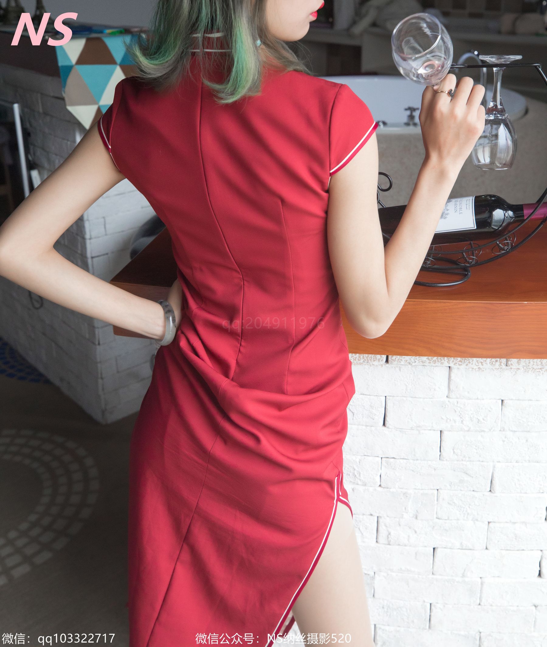 张若若《旗袍丝袜》 [纳丝摄影] 写真集