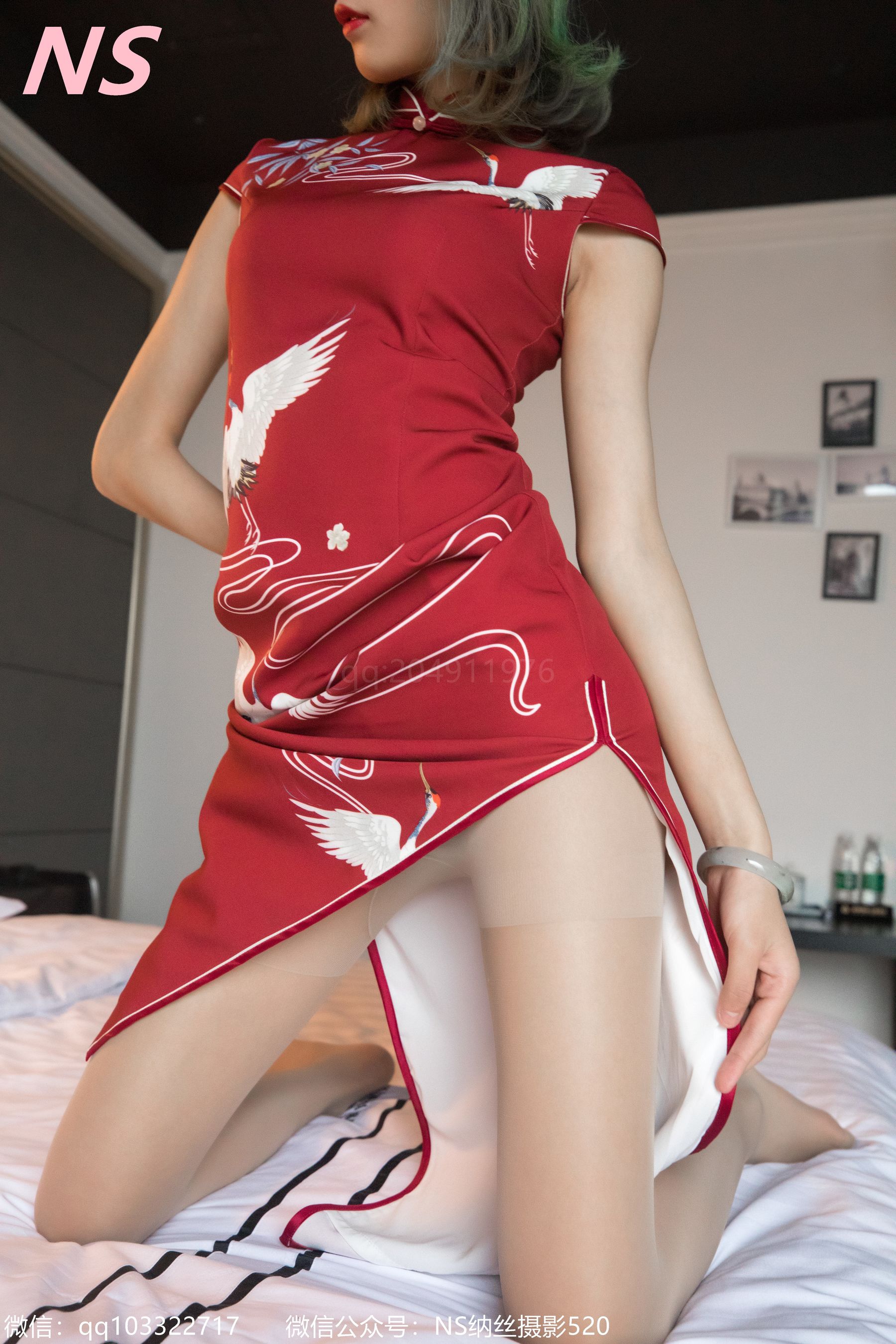 张若若《旗袍丝袜》 [纳丝摄影] 写真集