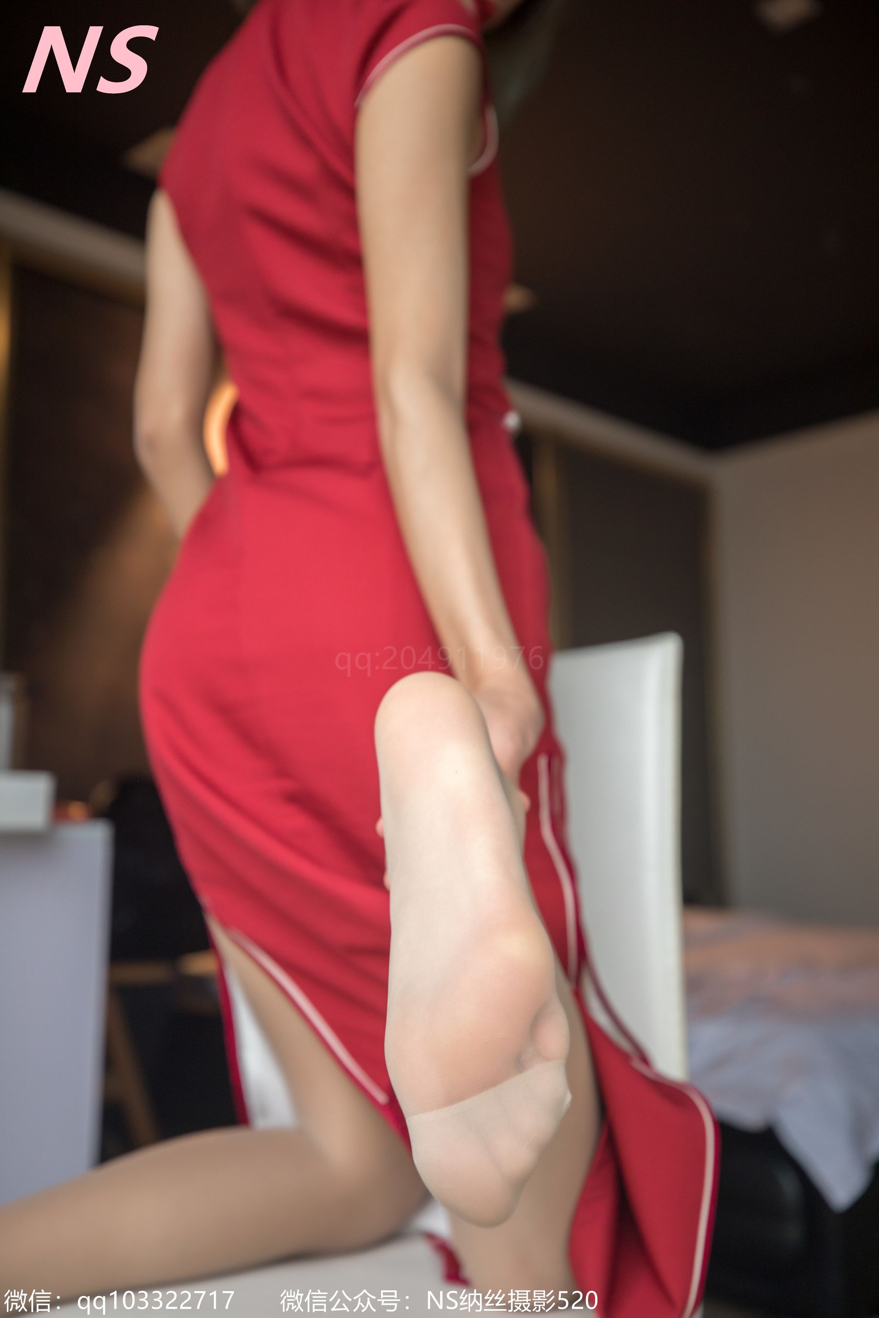 张若若《旗袍丝袜》 [纳丝摄影] 写真集