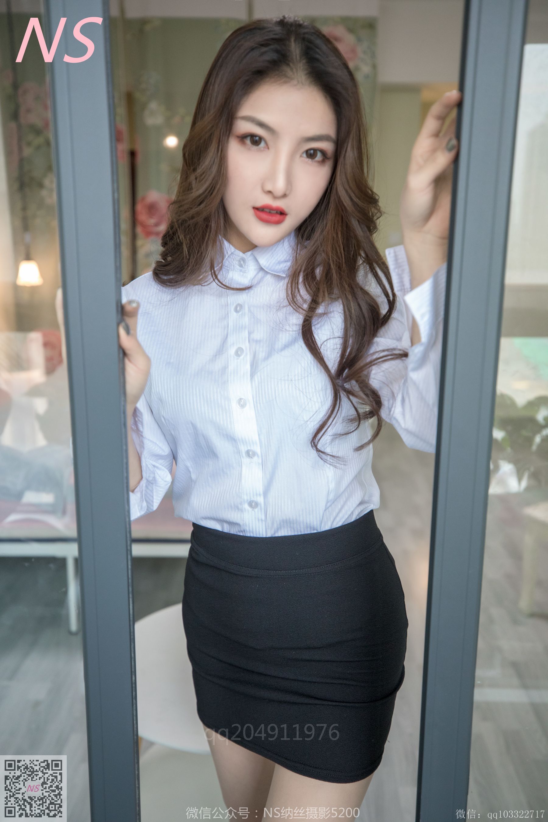 快手主播楠希《OL装》 [纳丝摄影] 写真集