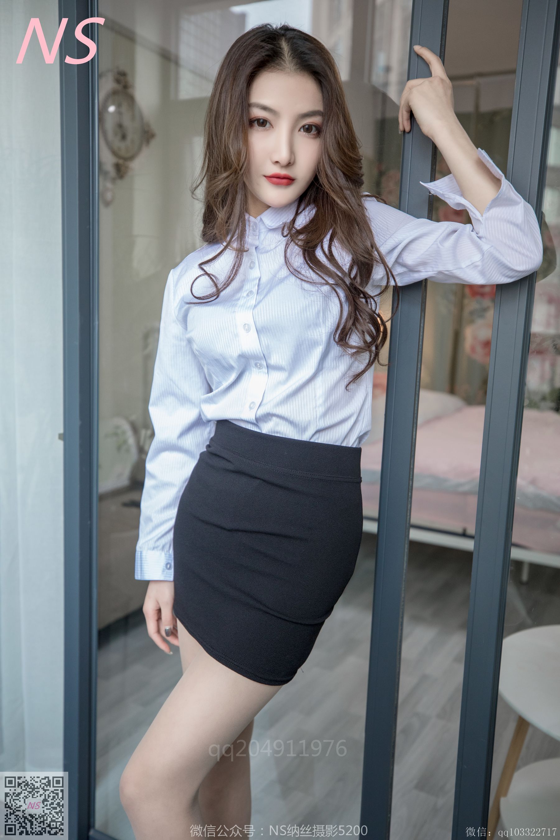 快手主播楠希《OL装》 [纳丝摄影] 写真集