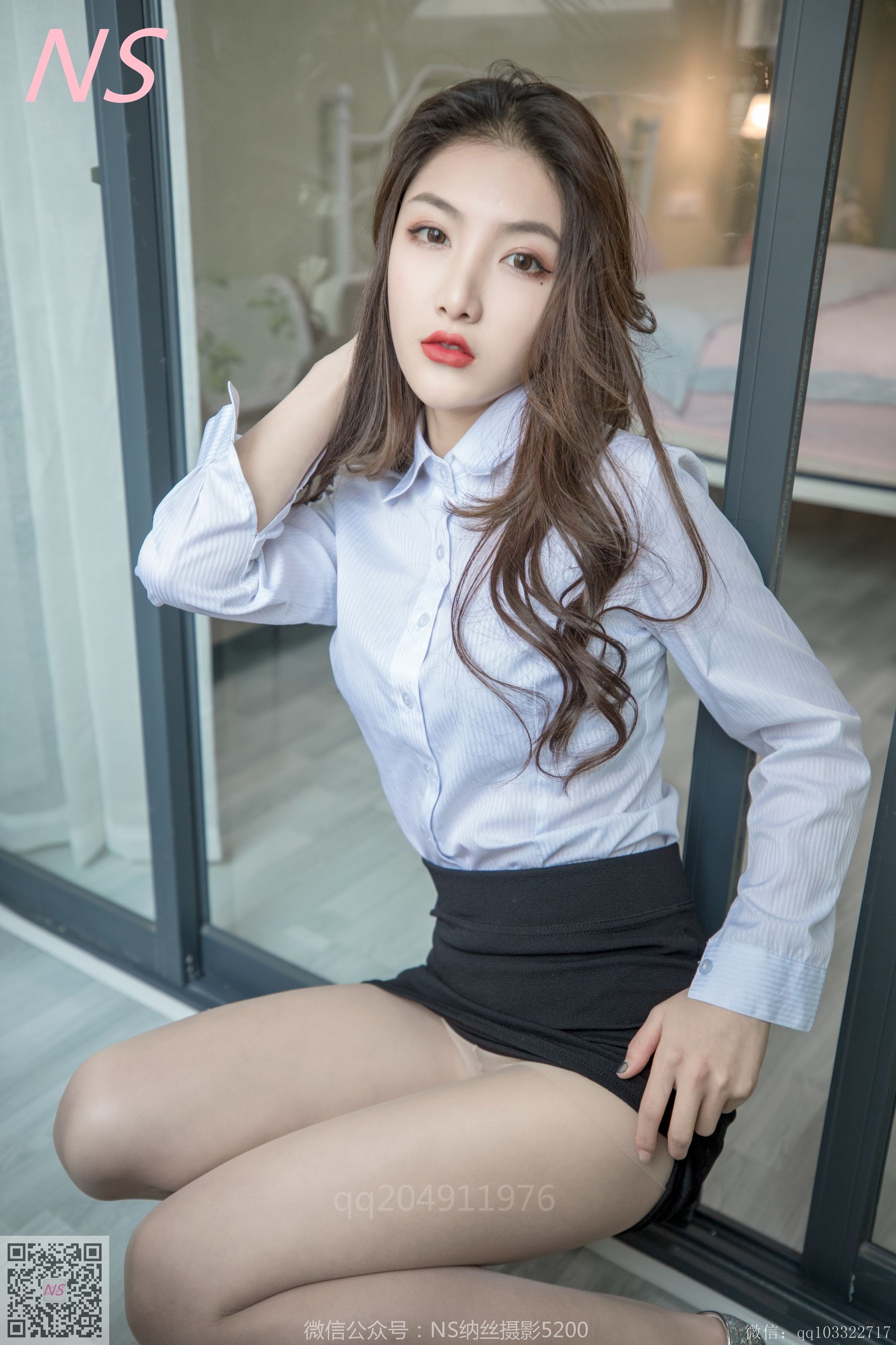 快手主播楠希《OL装》 [纳丝摄影] 写真集