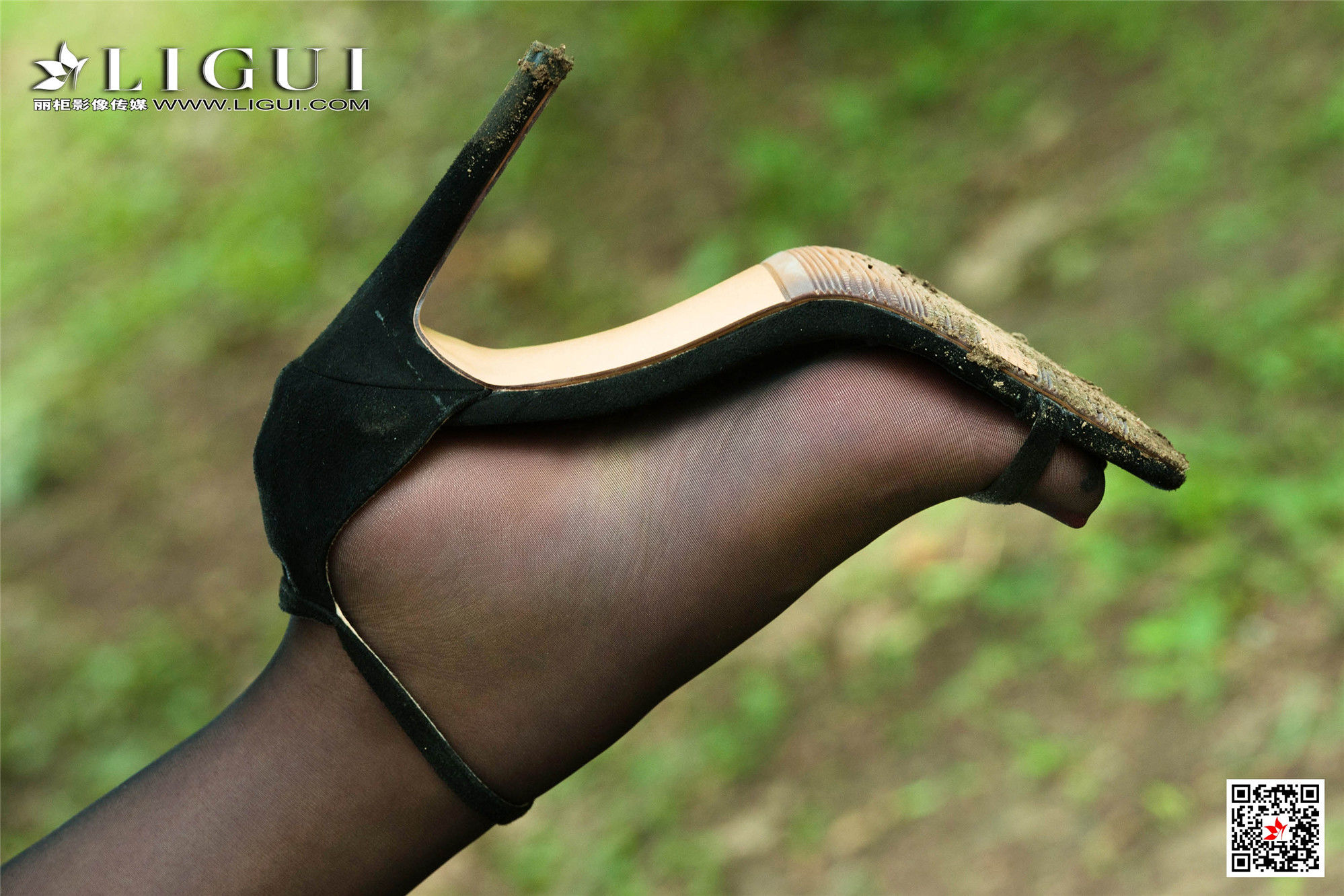 然然《极品森系黑丝草帽少女》 [丽柜Ligui] 写真集