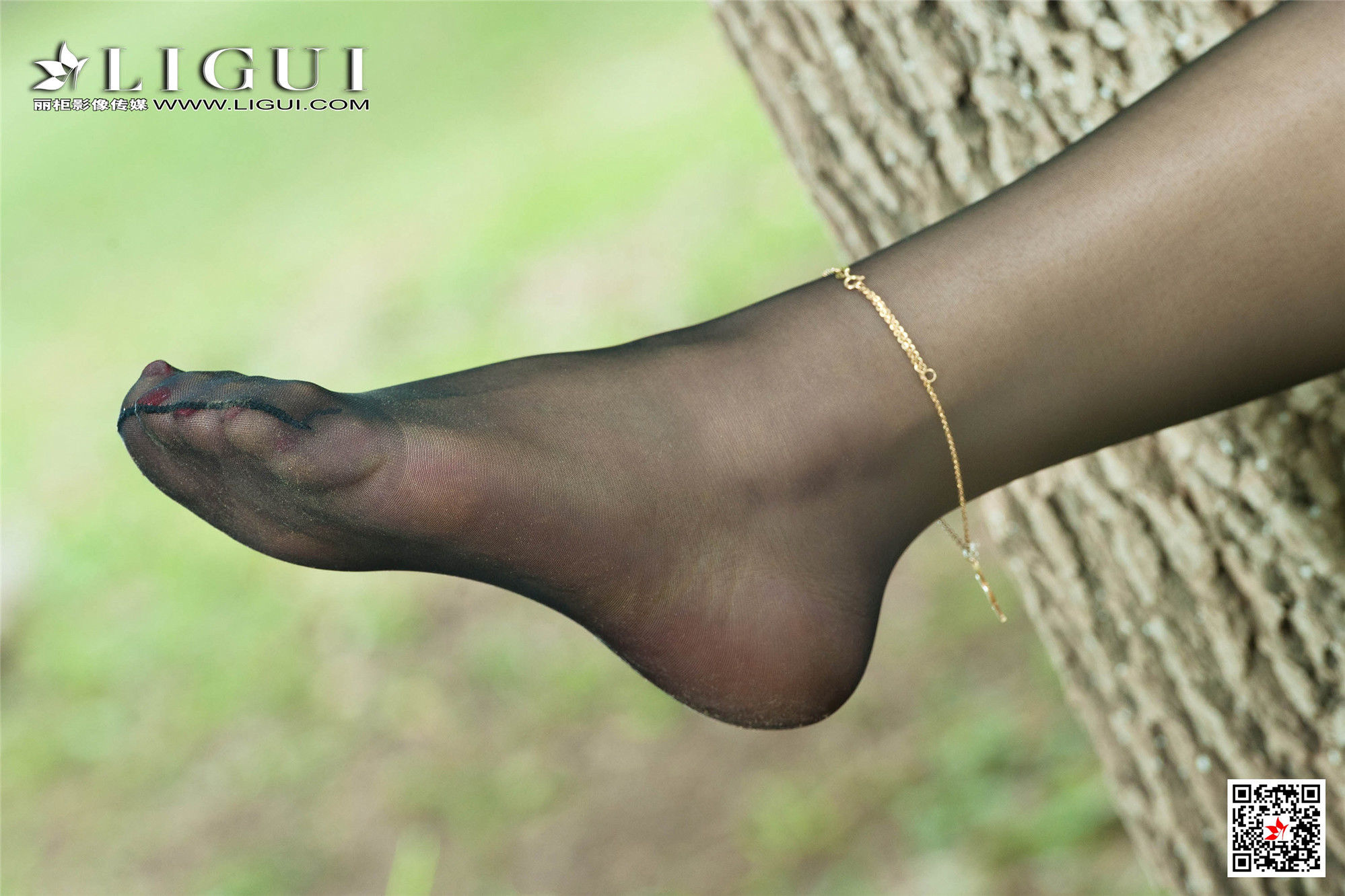 然然《极品森系黑丝草帽少女》 [丽柜Ligui] 写真集