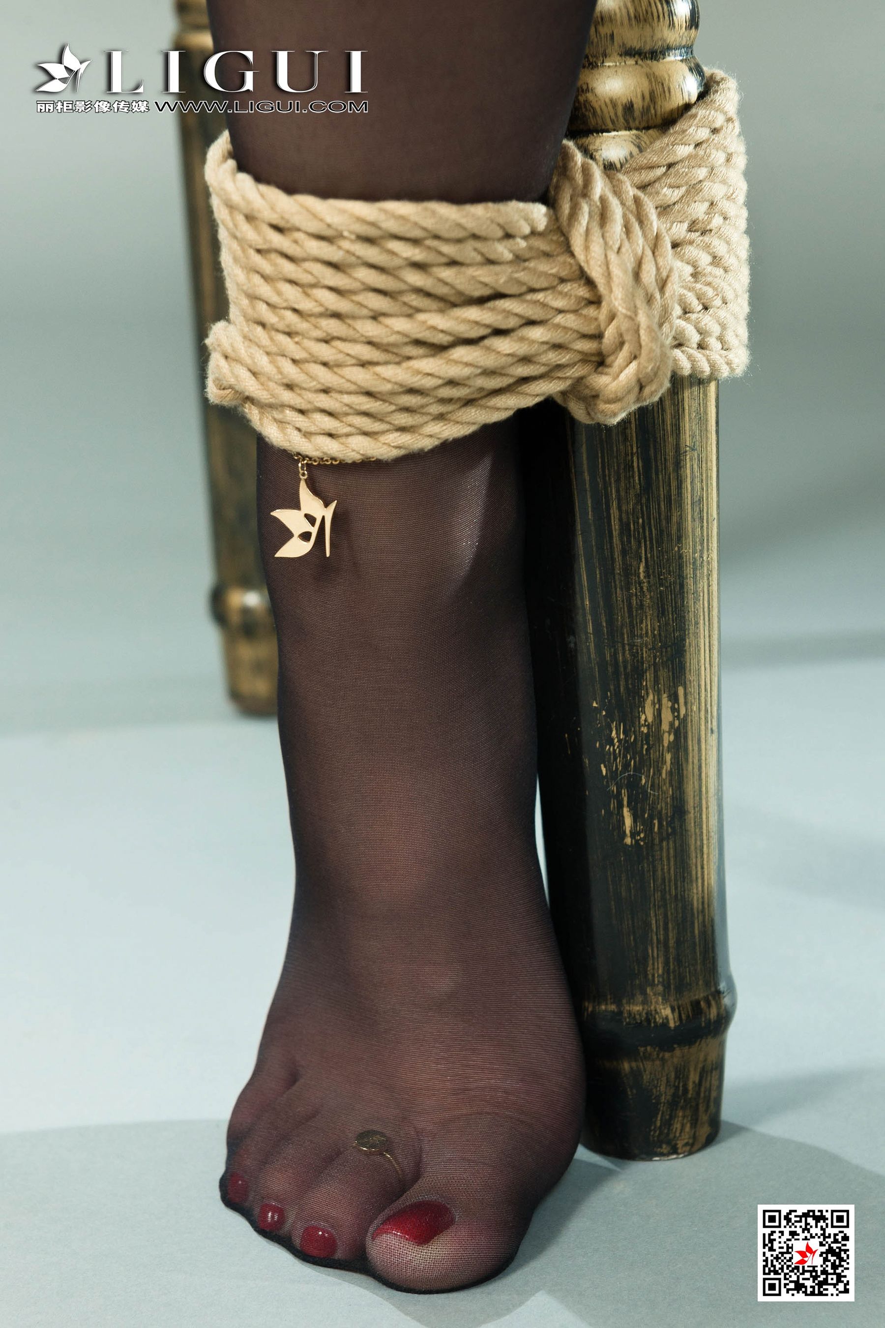 轩轩《黑丝OL捆绑绳艺》 [丽柜Ligui] 写真集