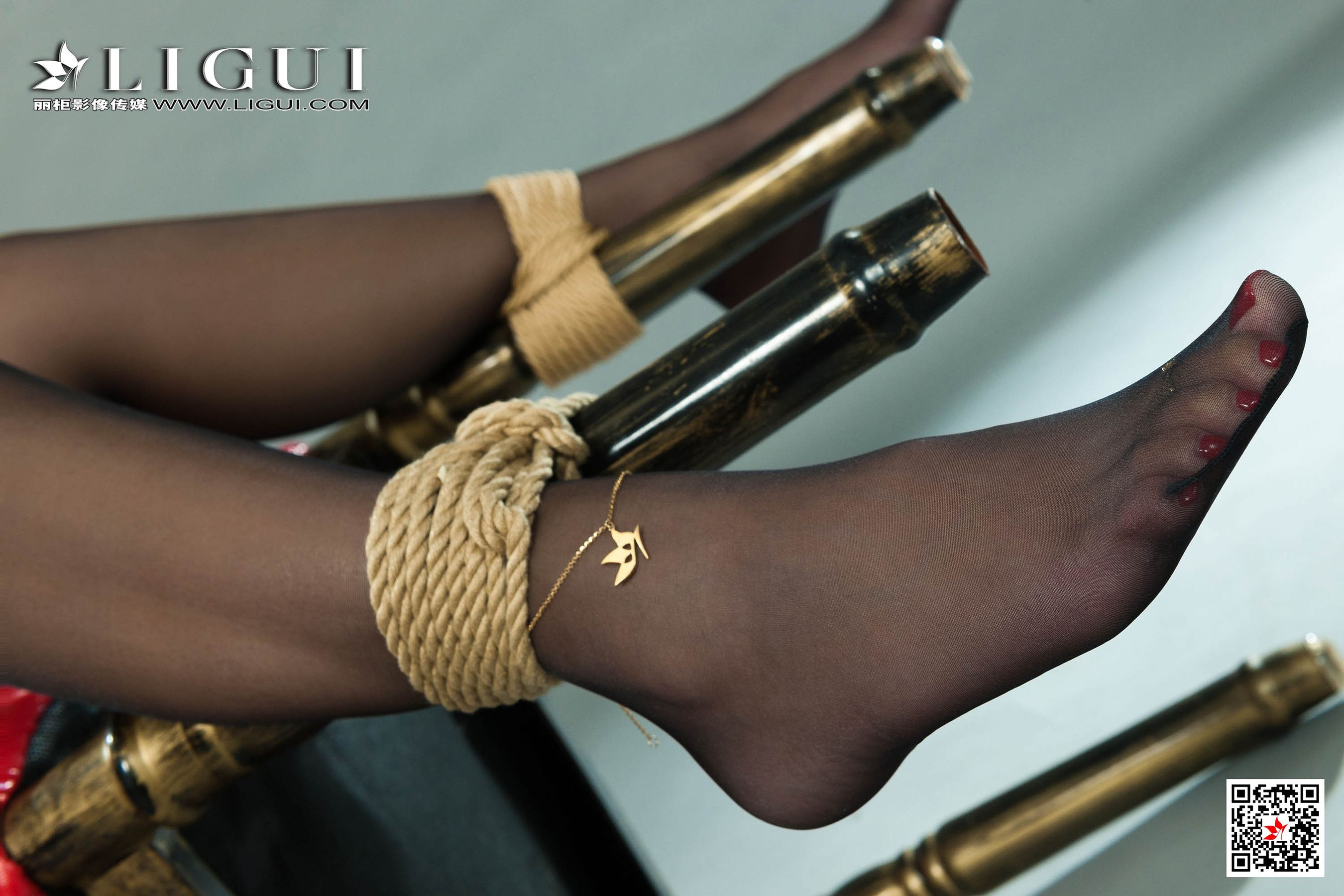 轩轩《黑丝OL捆绑绳艺》 [丽柜Ligui] 写真集