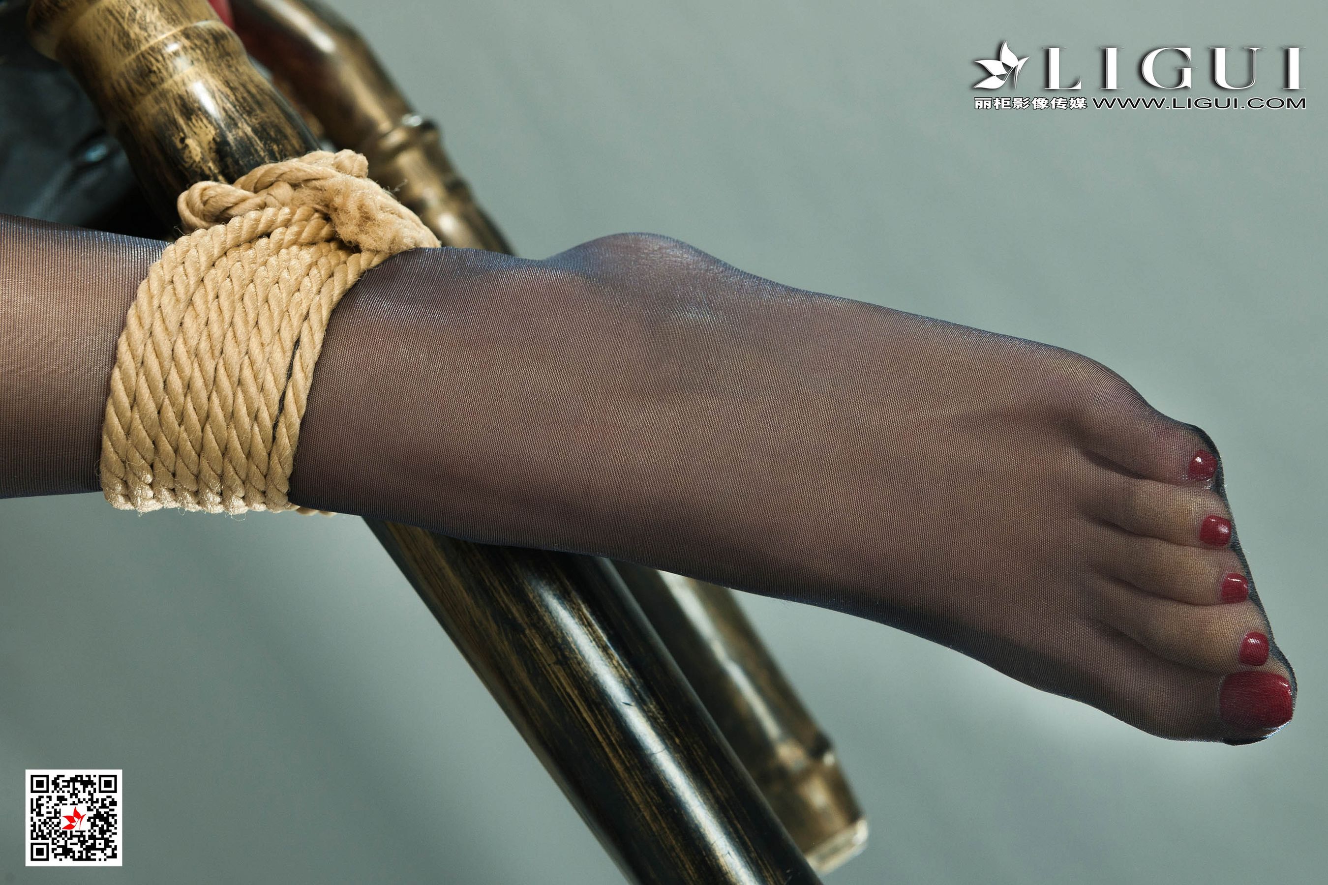 轩轩《黑丝OL捆绑绳艺》 [丽柜Ligui] 写真集