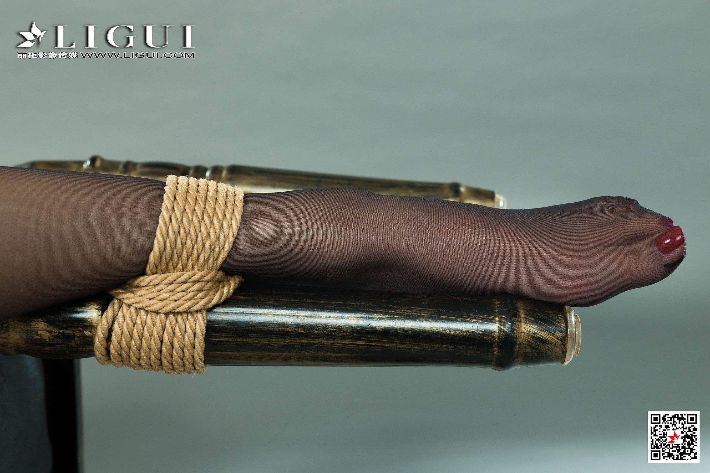 轩轩《黑丝OL捆绑绳艺》 [丽柜Ligui] 写真集