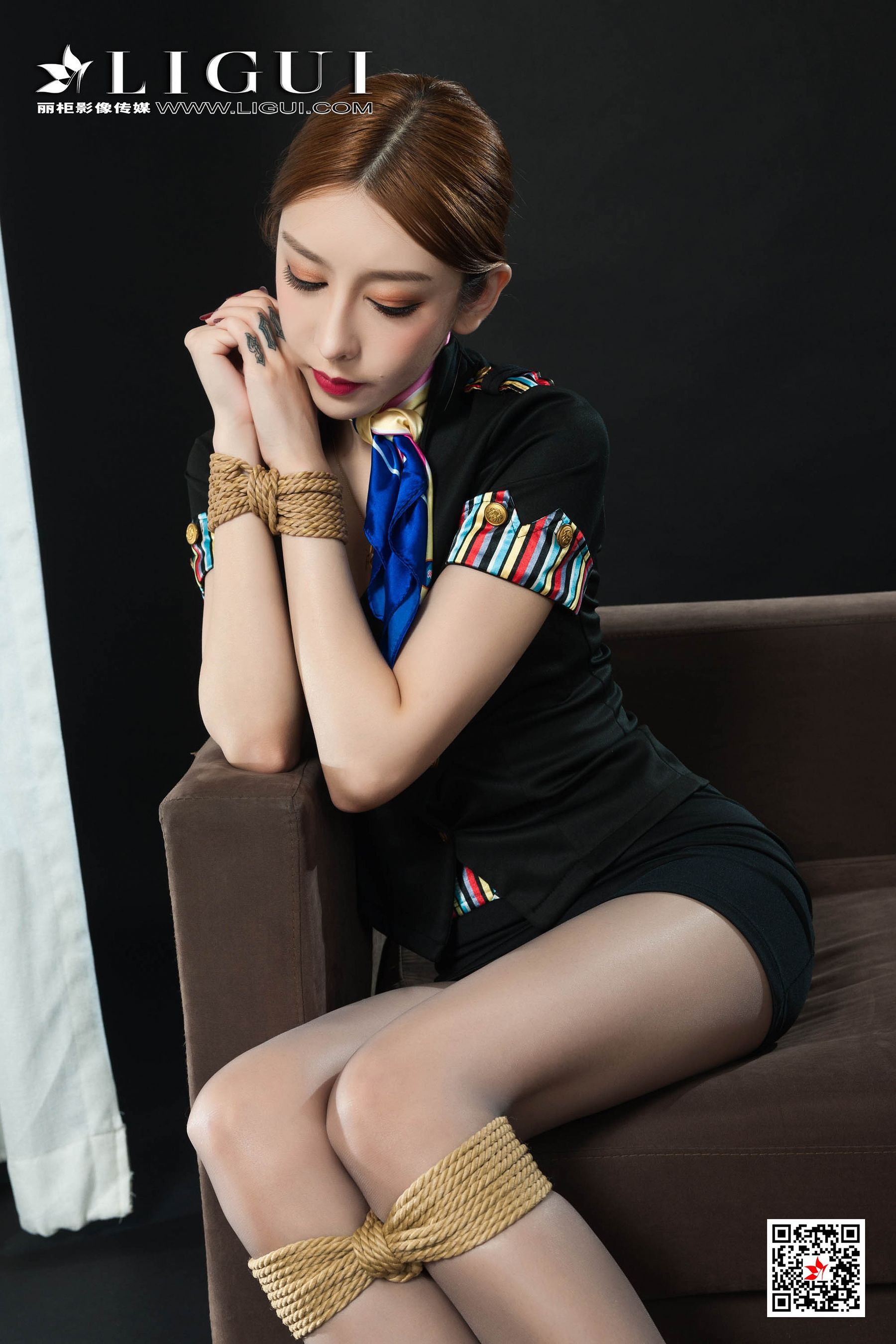 兔子《空姐捆绑绳艺》 [丽柜美束Ligui] 写真集