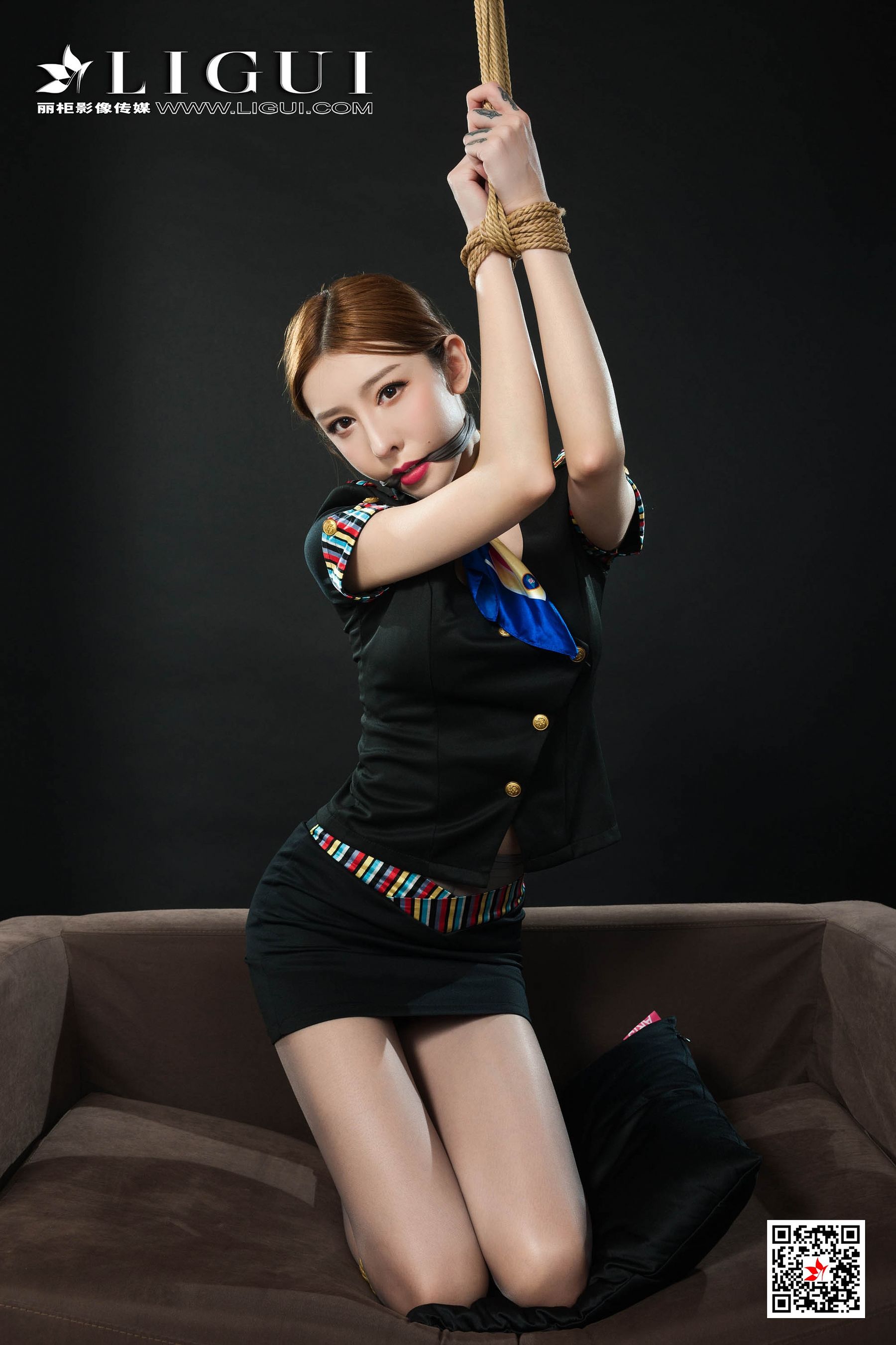 兔子《空姐捆绑绳艺》 [丽柜美束Ligui] 写真集