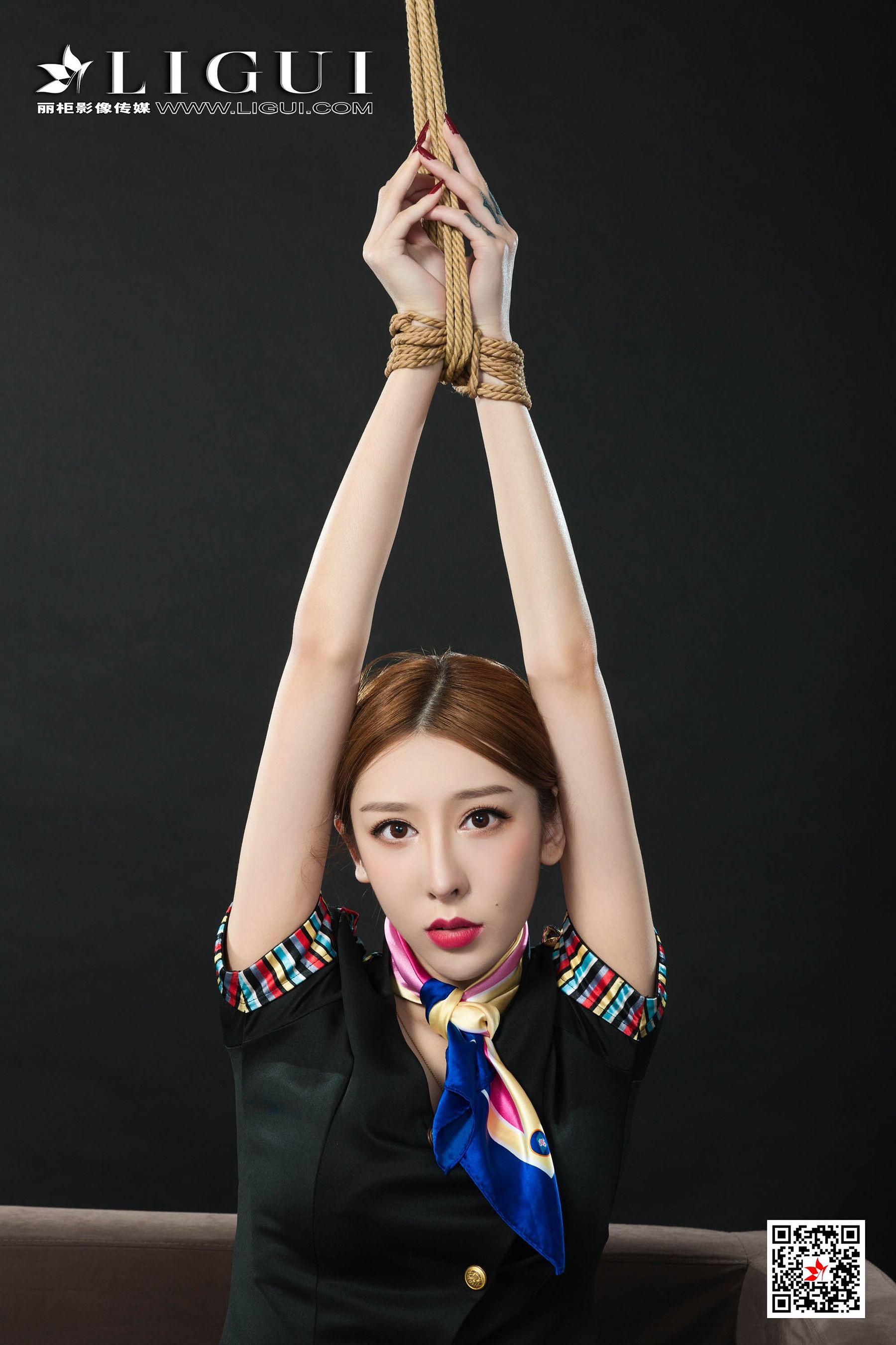兔子《空姐捆绑绳艺》 [丽柜美束Ligui] 写真集