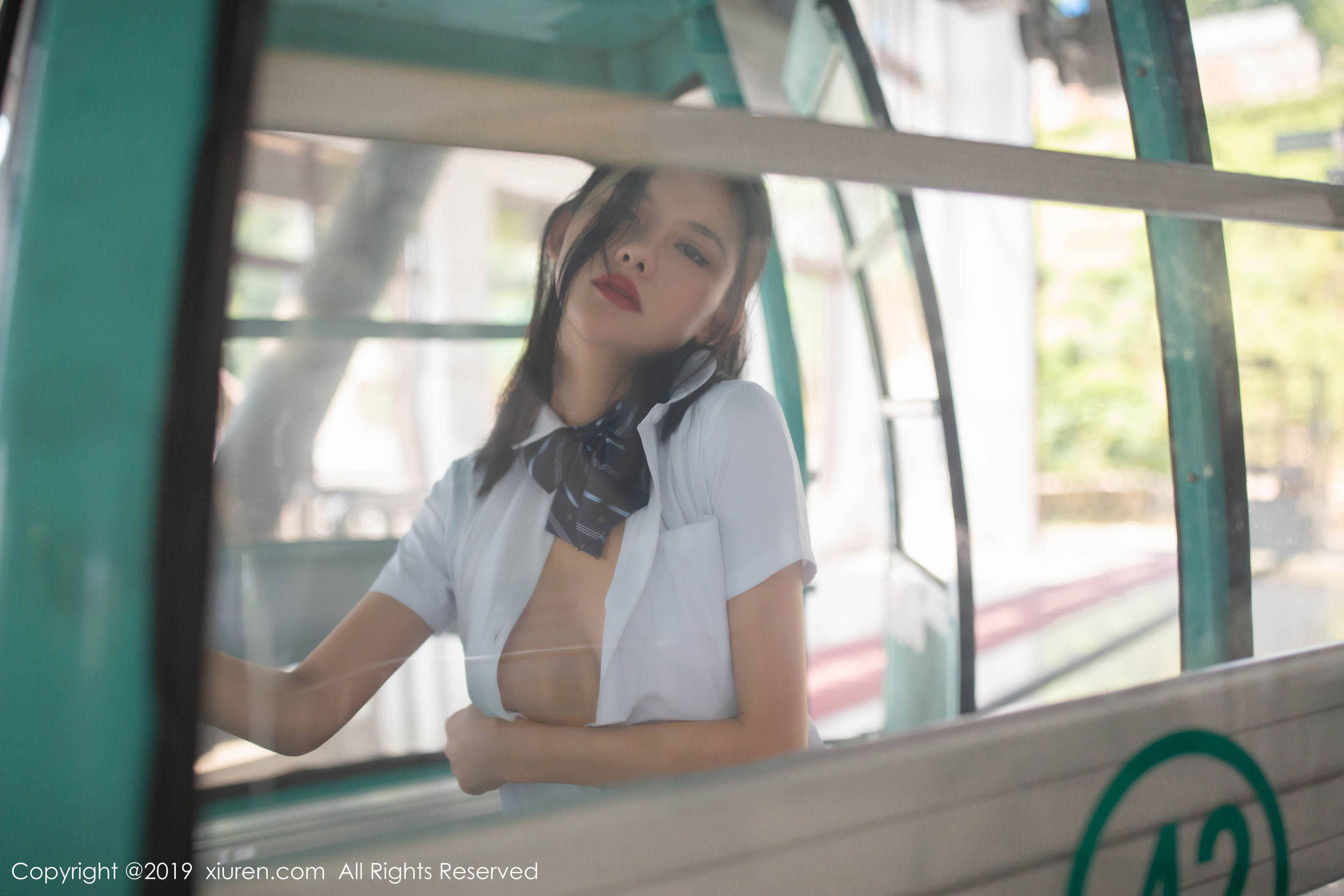 就是阿朱啊《不良学生》 [秀人XIUREN] No.1723 写真集