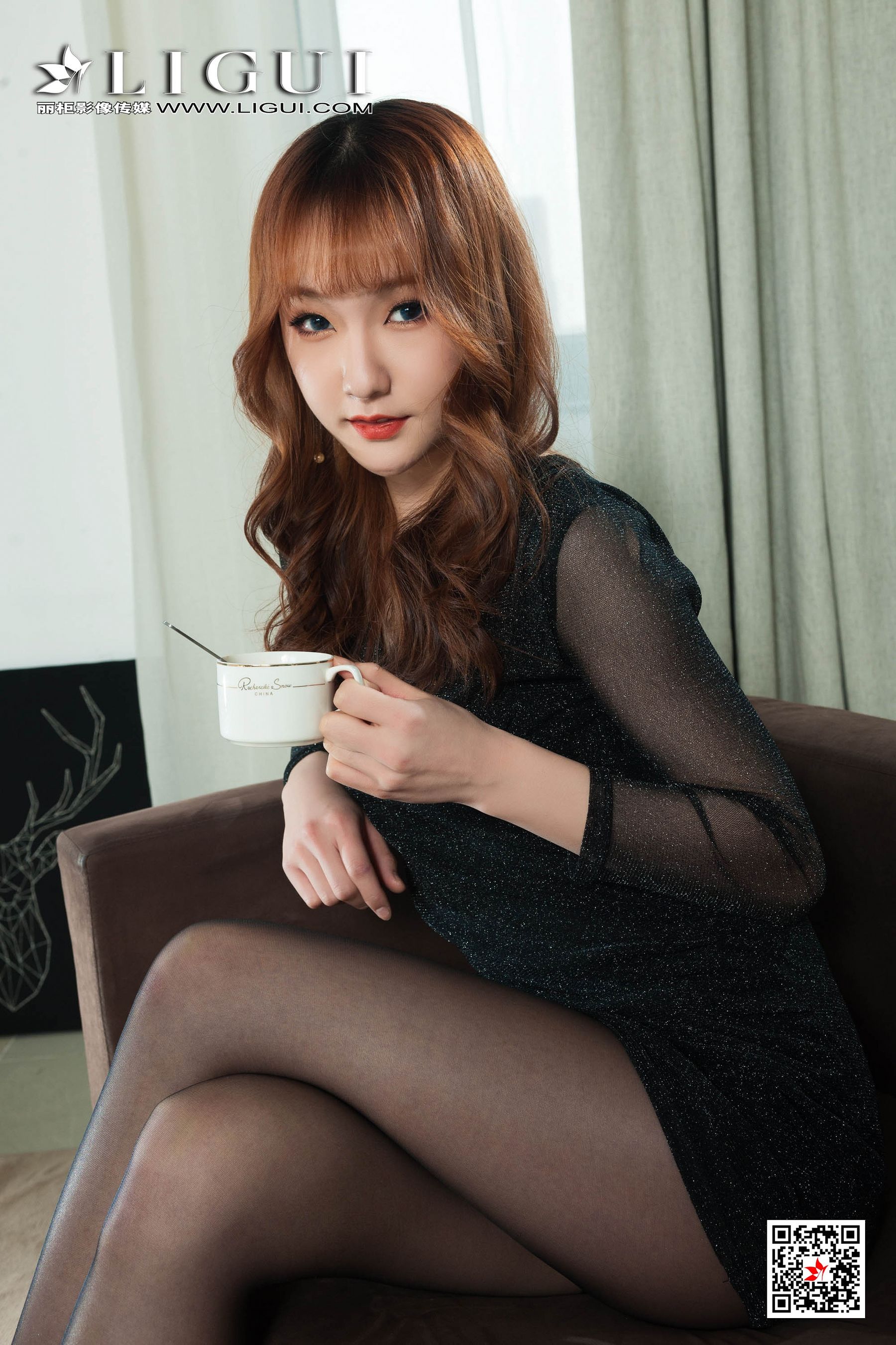 Model 蕊蕊《黑丝袜美腿玉足》 [丽柜Ligui] 写真集