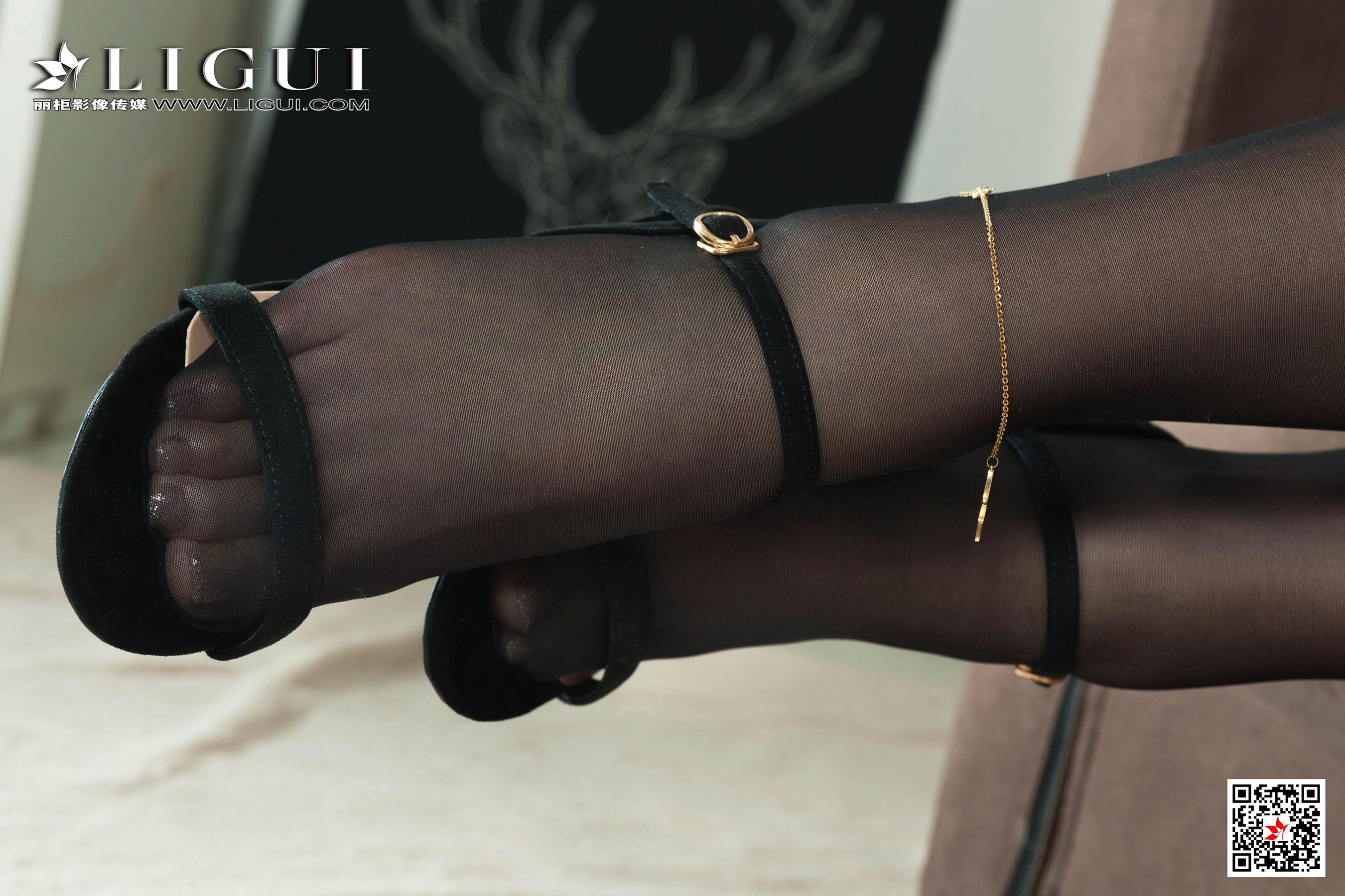 Model 蕊蕊《黑丝袜美腿玉足》 [丽柜Ligui] 写真集