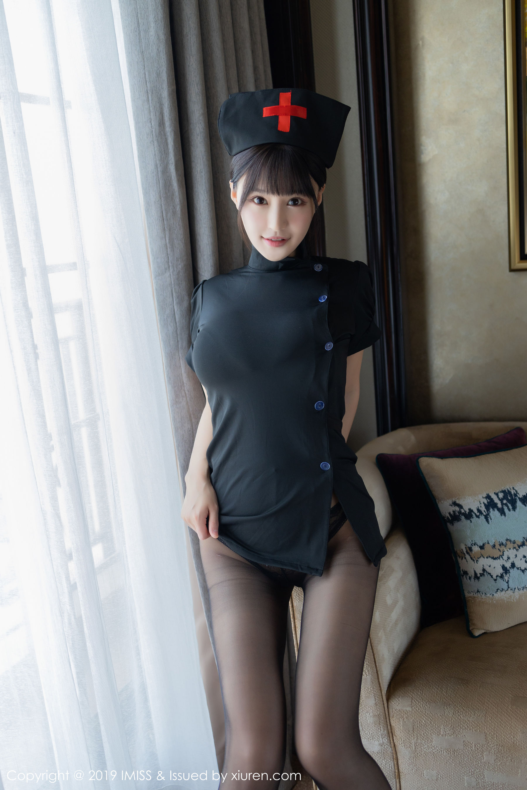 Flower朱可儿《黑丝撕扯诱惑》 [爱蜜社IMiss] Vol.407 写真集