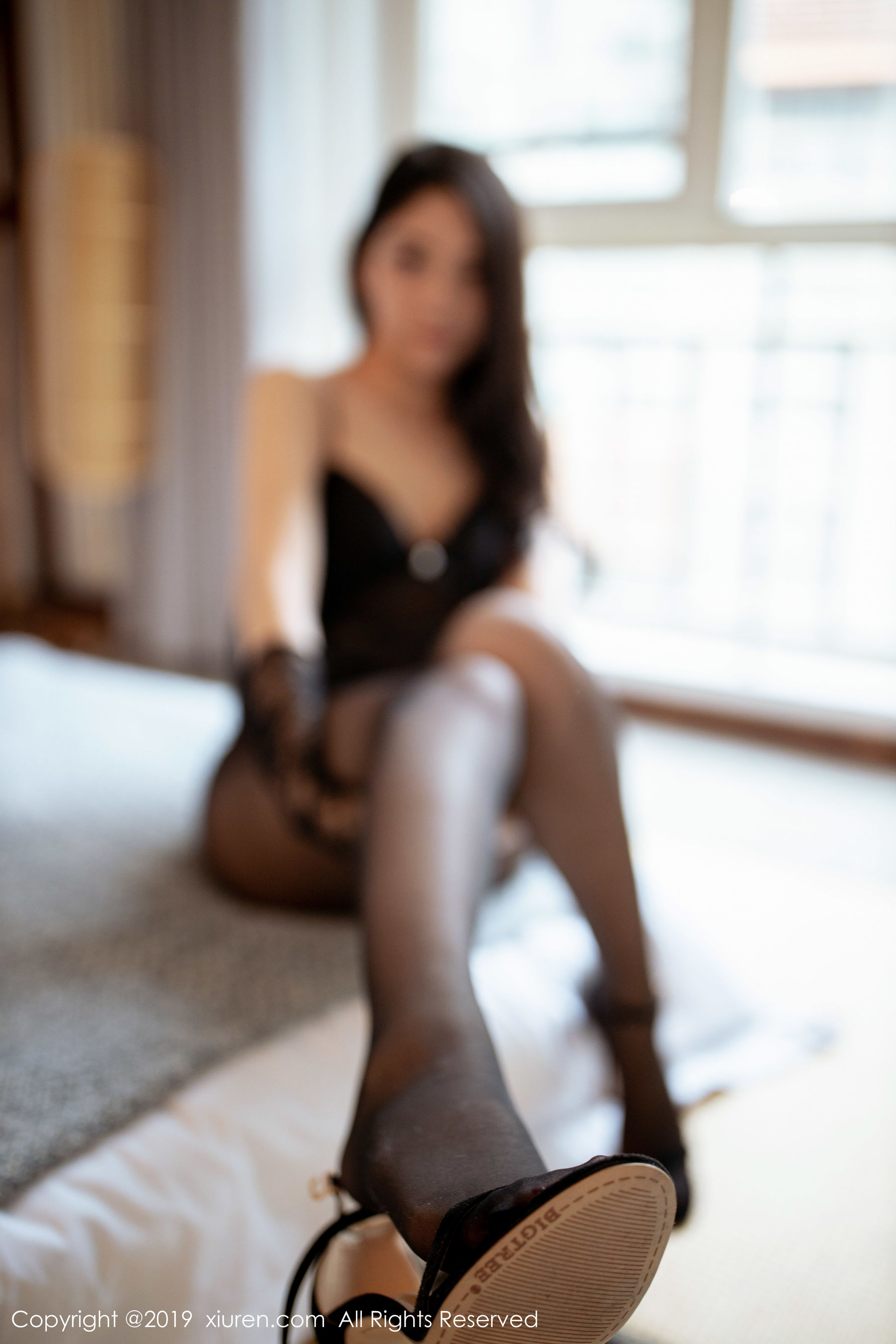 Angela小热巴《猫耳装内衣下的诱人黑丝》 [秀人XIUREN] No.1808 写真集