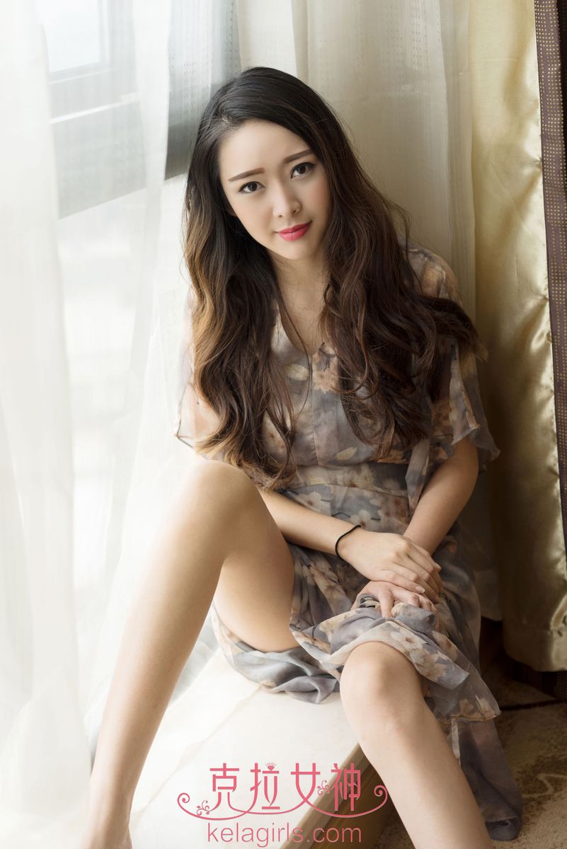 [KelaGirls克拉女神] 美女模特珊珊性感的斑马黑白条纹内衣秀主题写真