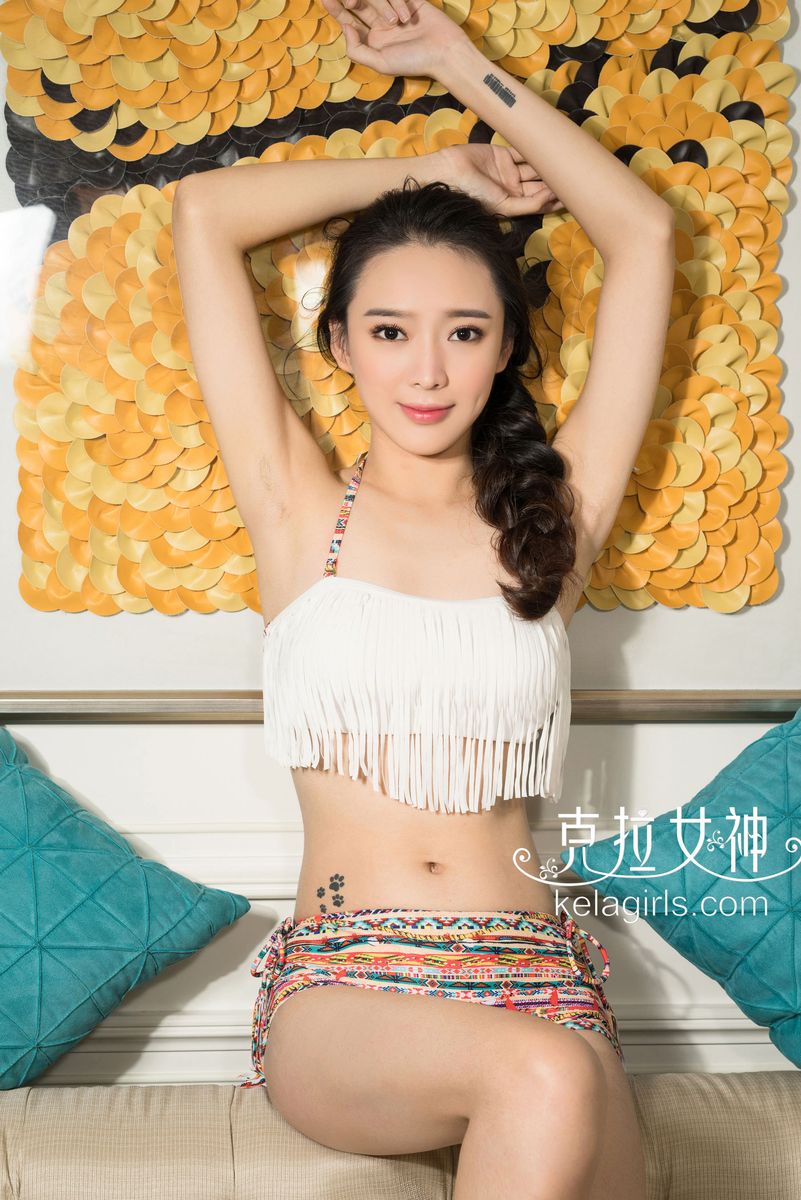 [KelaGirls克拉女神] 美女模特珊珊修长美腿高颜值比基尼诱惑套图