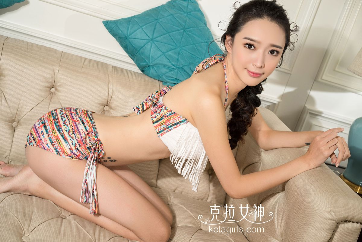 [KelaGirls克拉女神] 美女模特珊珊修长美腿高颜值比基尼诱惑套图