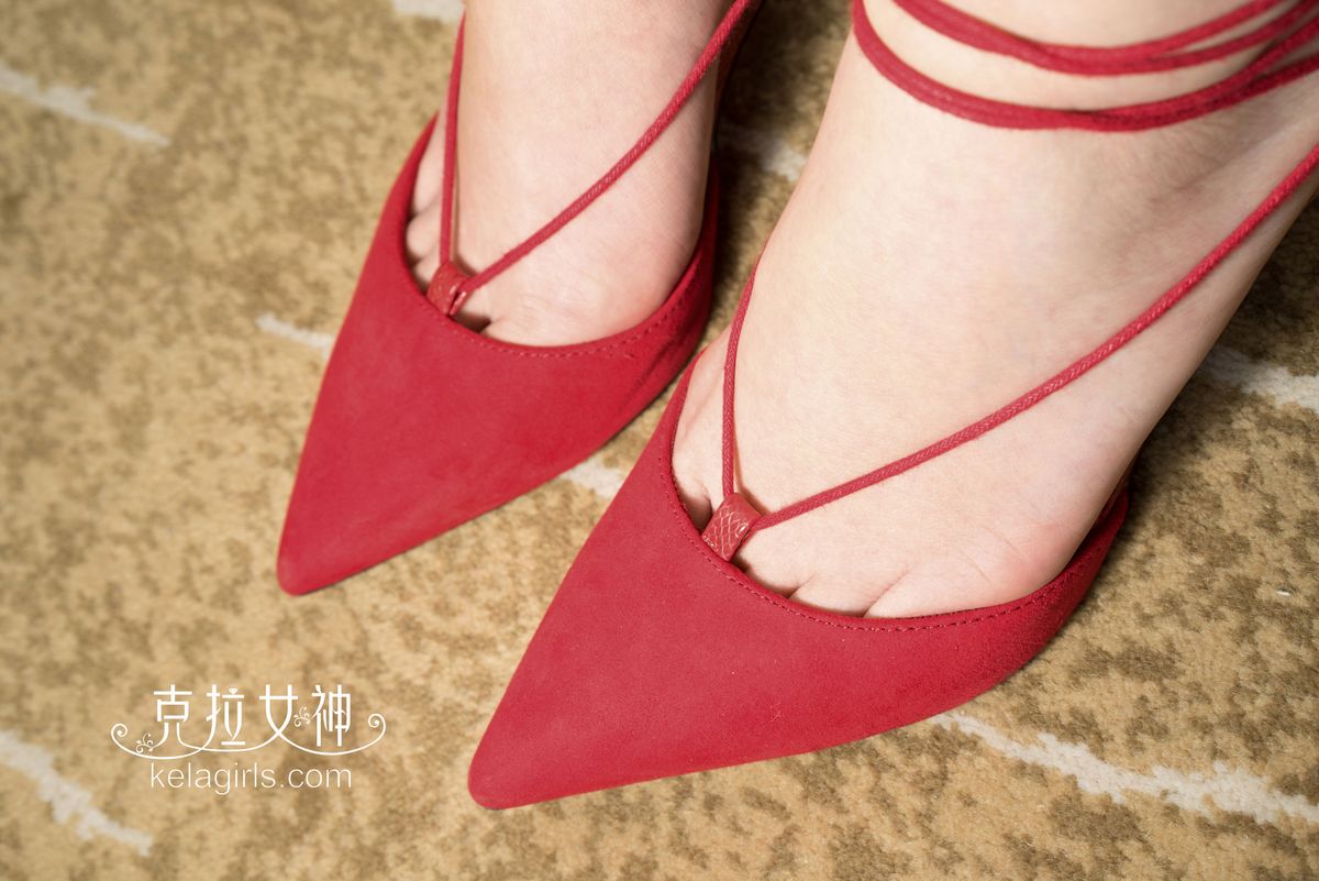 [Kelagirls克拉女神] 美女模特珊珊素人红绳绕趾素人系列足控福利写真