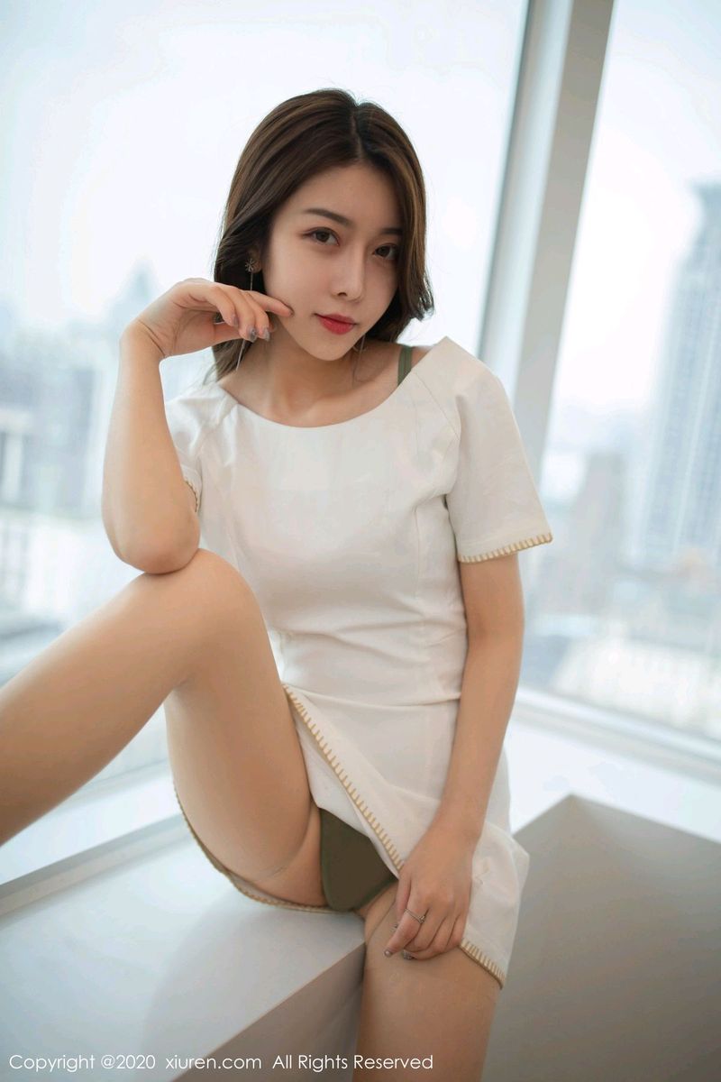 [XiuRen秀人网] 美女模特夏诗雯Sally下午茶主题居家内衣诱惑写真 No.2190