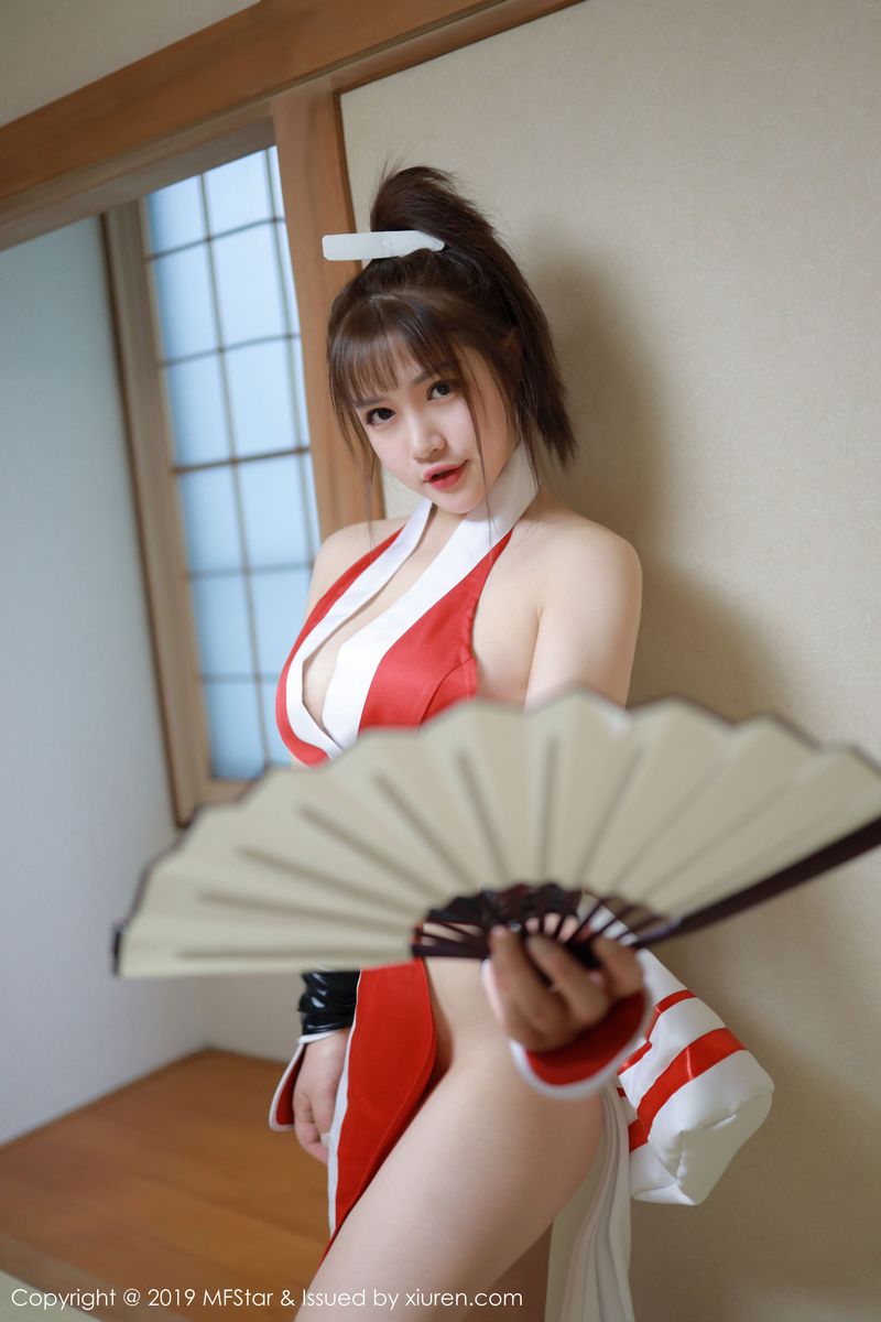 [MFStar模范学院] 美女模特恩率babe角色扮演不知火舞cos系列套图 Vol.247