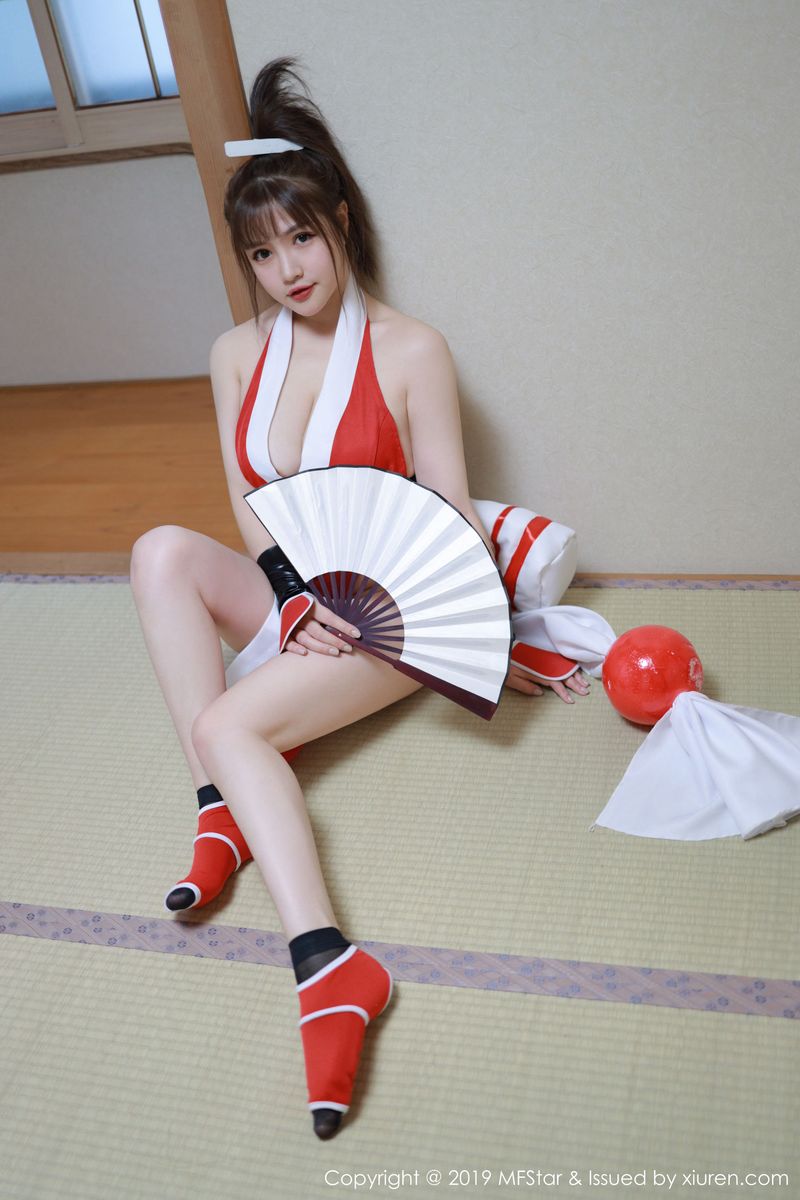 [MFStar模范学院] 美女模特恩率babe角色扮演不知火舞cos系列套图 Vol.247