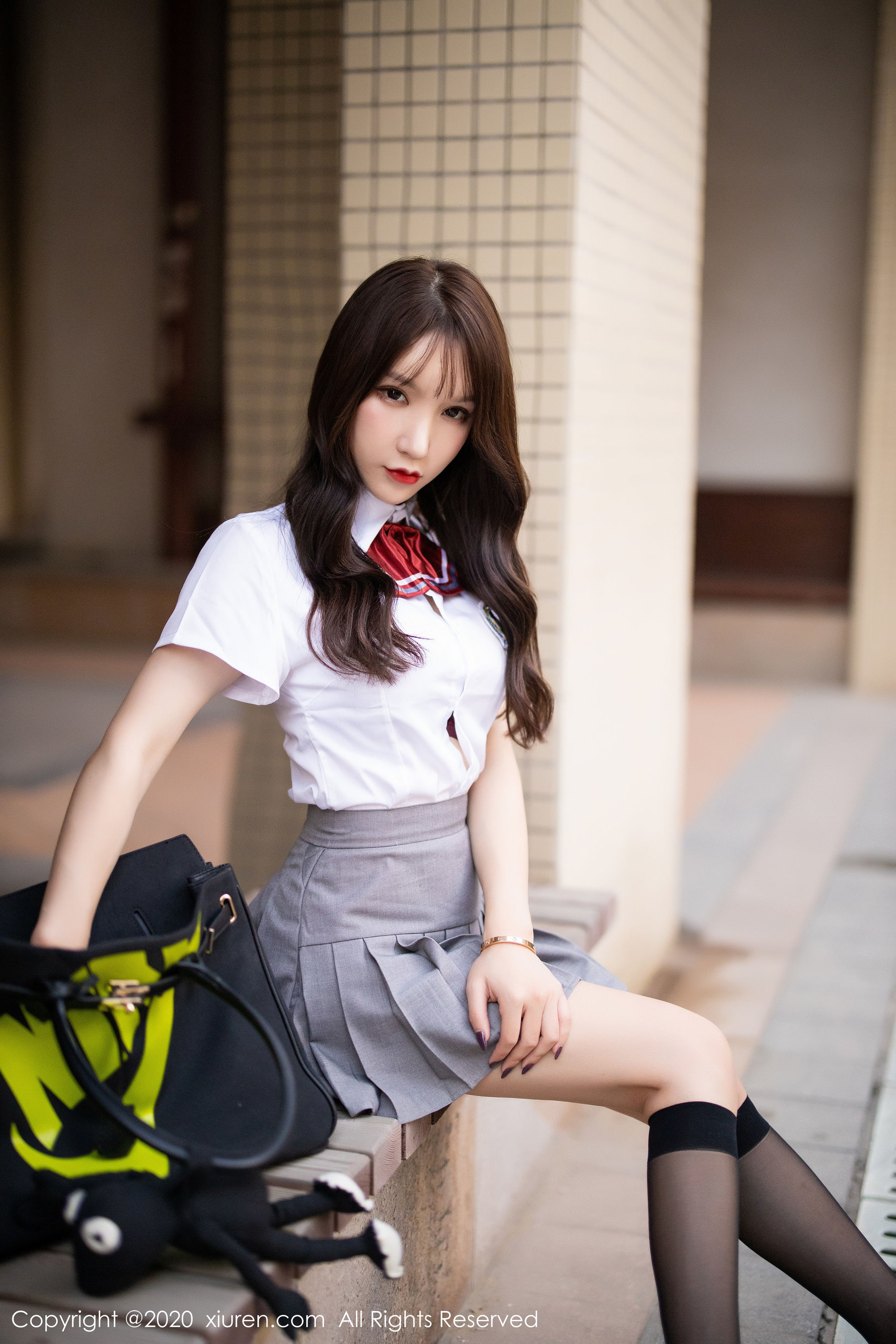 周于希Sandy《学生装主题系列》 [秀人XIUREN] No.1899 写真集