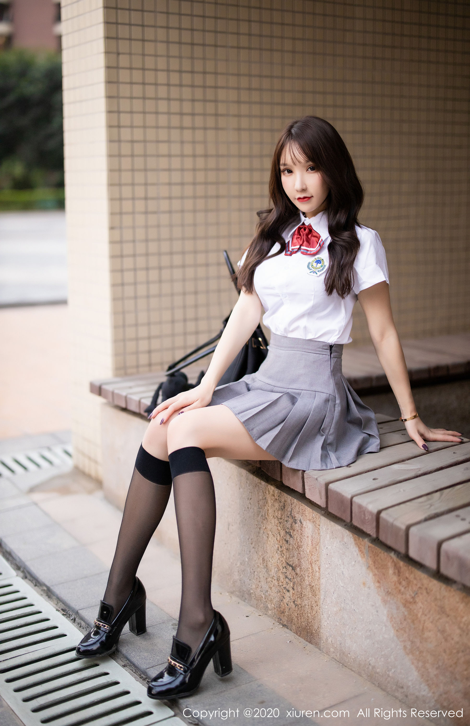 周于希Sandy《学生装主题系列》 [秀人XIUREN] No.1899 写真集