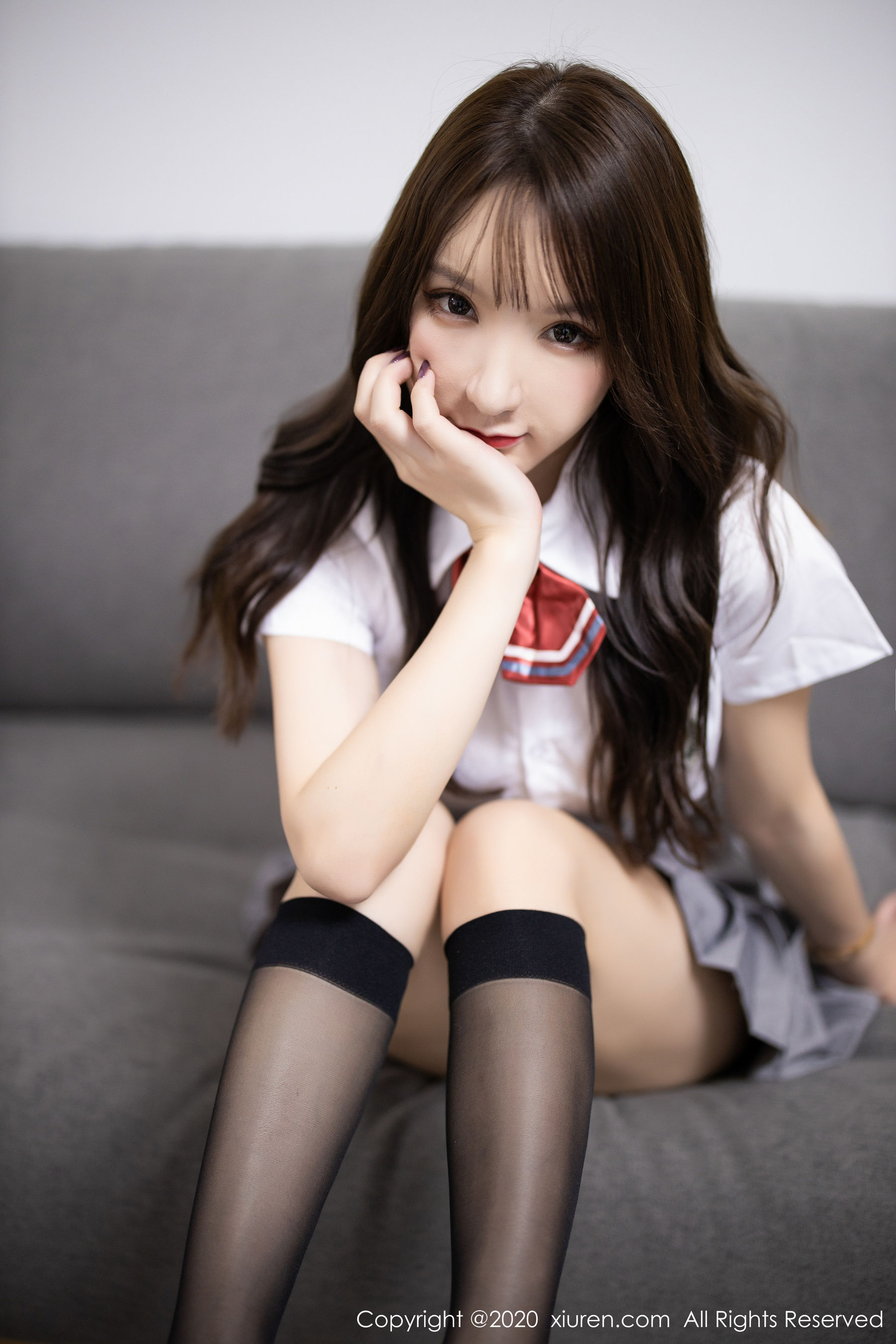 周于希Sandy《学生装主题系列》 [秀人XIUREN] No.1899 写真集