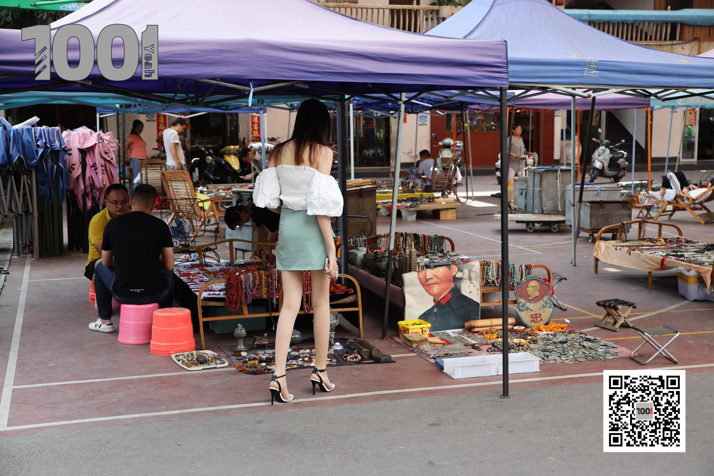 模特西瓜 《逛古玩城1》 [一千零一夜IESS] 丝袜美腿写真集