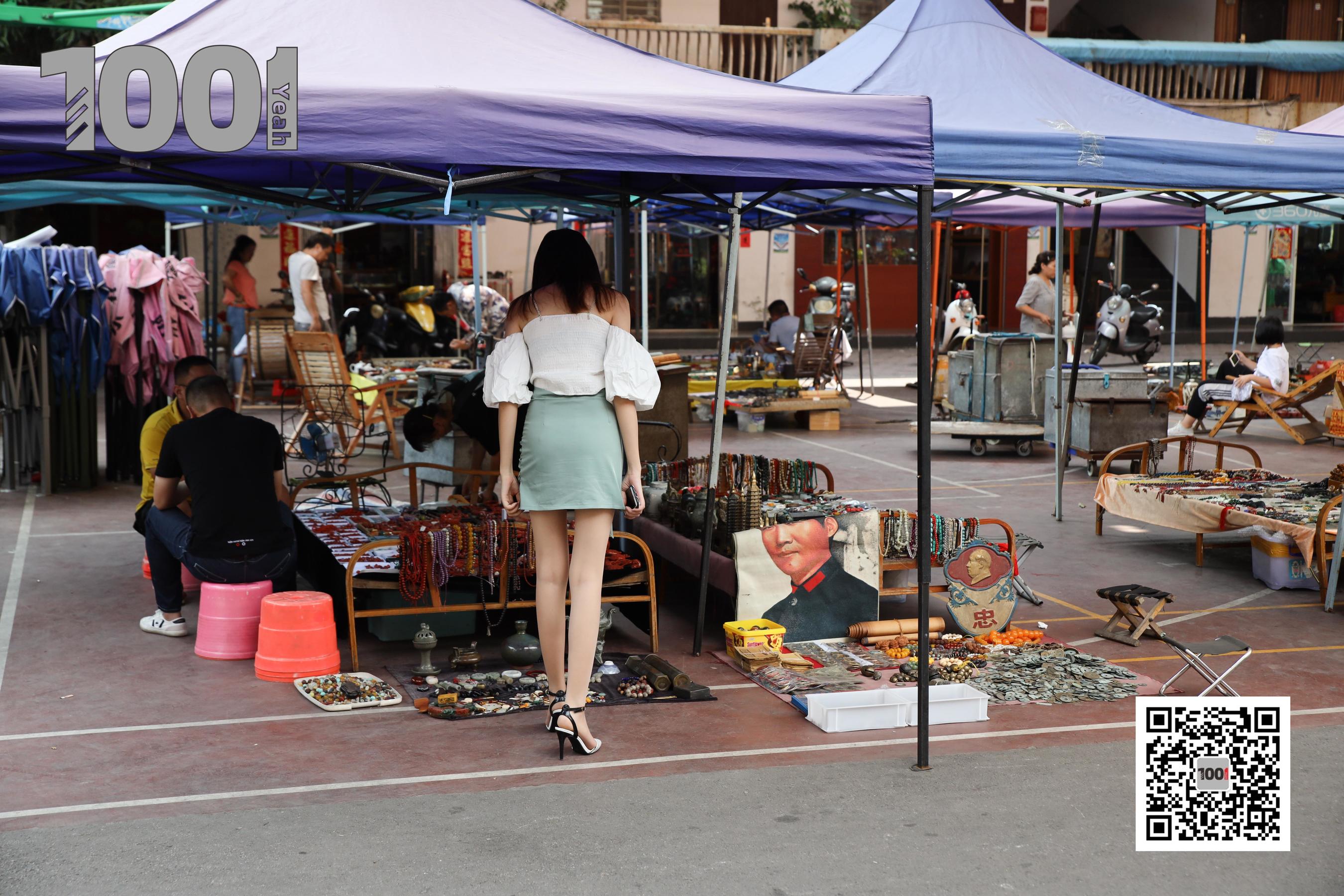 模特西瓜 《逛古玩城1》 [一千零一夜IESS] 丝袜美腿写真集