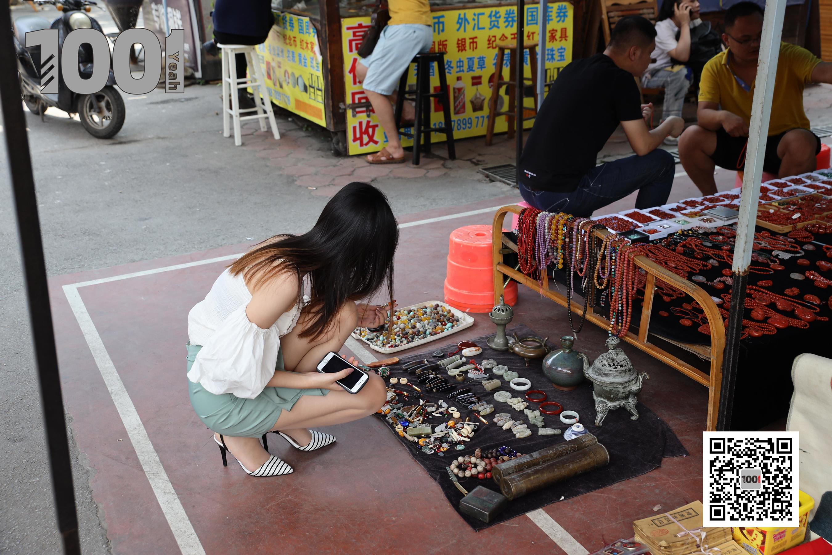 模特西瓜 《逛古玩城1》 [一千零一夜IESS] 丝袜美腿写真集