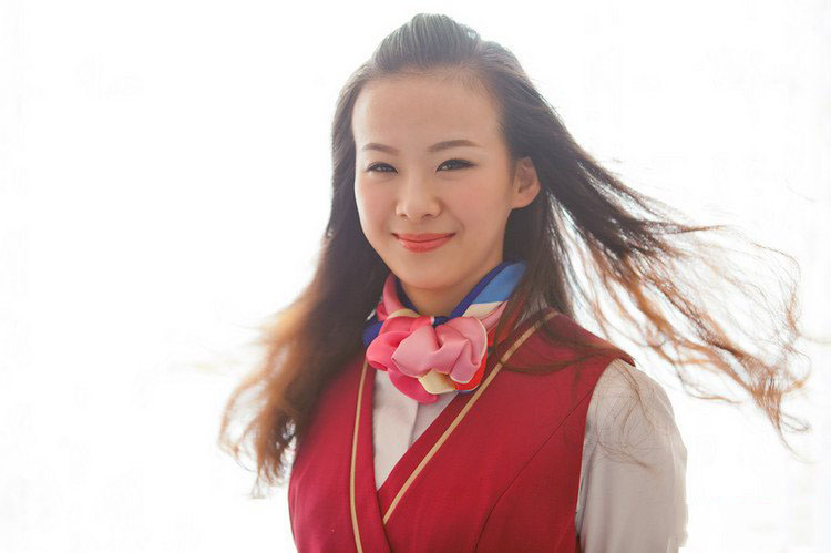 气质空姐家居个性写真