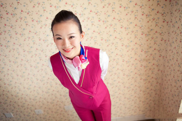 气质空姐家居个性写真
