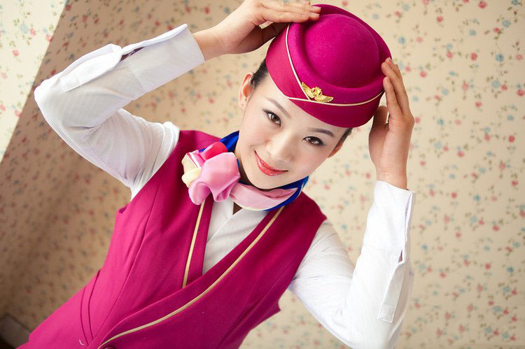 气质空姐家居个性写真