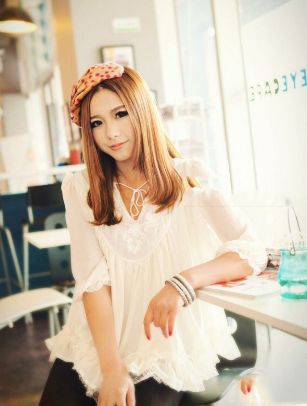 清纯可爱美女莎莎漂亮仙女裙写