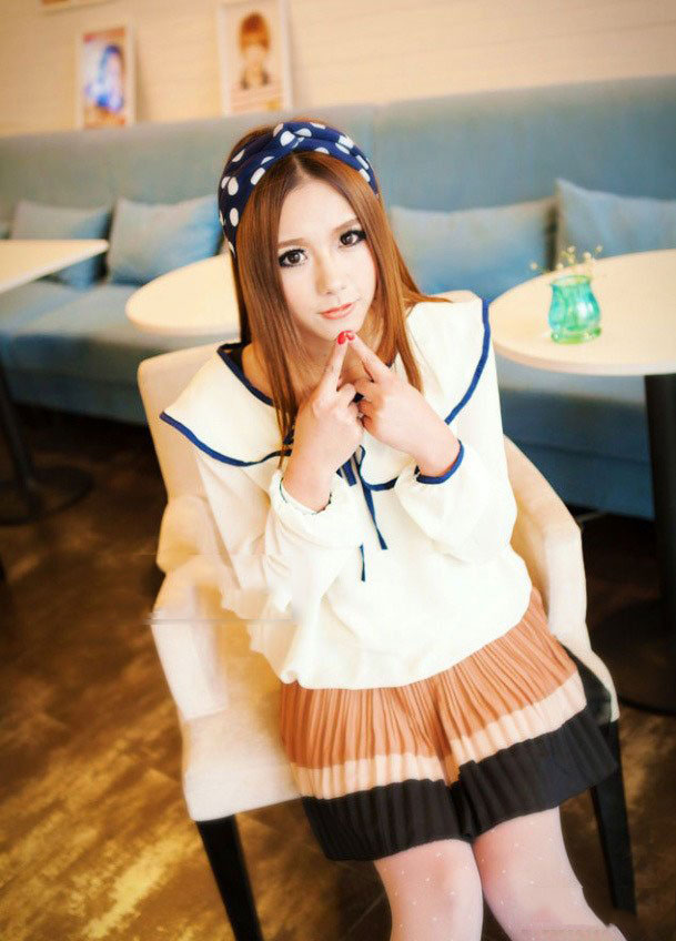 清纯可爱美女莎莎漂亮仙女裙写