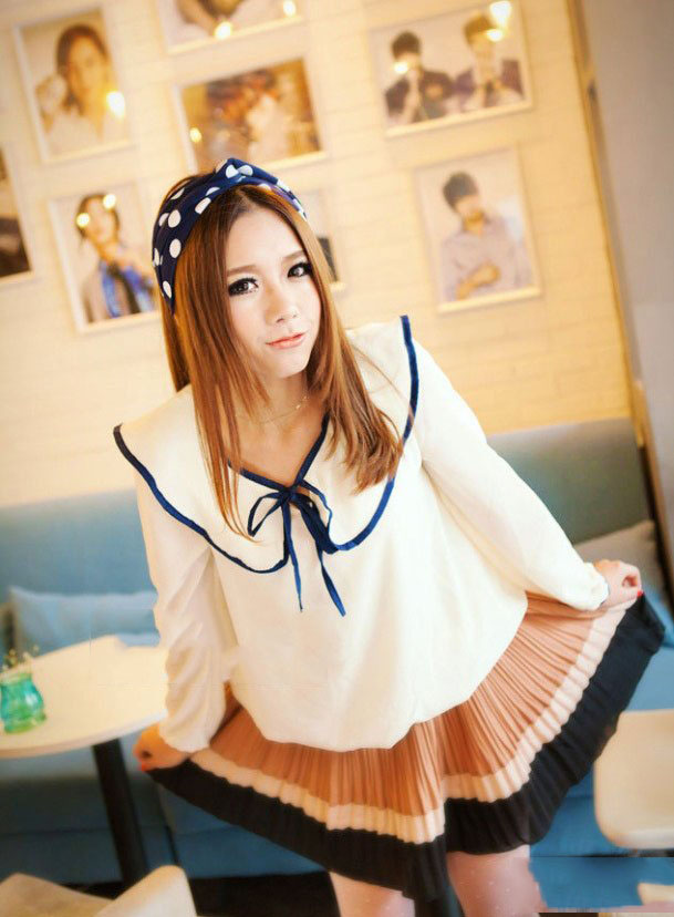 清纯可爱美女莎莎漂亮仙女裙写