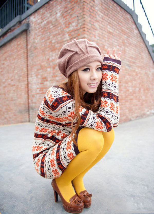 潮流时尚 美女莎莎街头写真