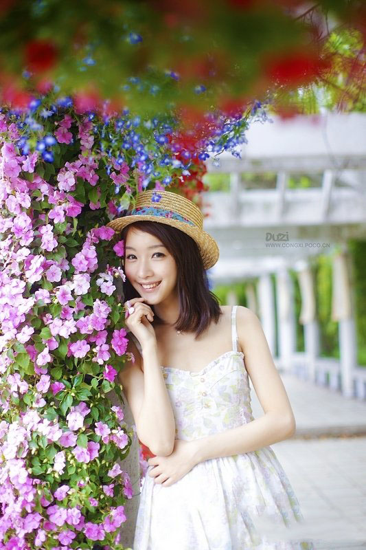 花中仙子 花的世界里甜蜜绽放