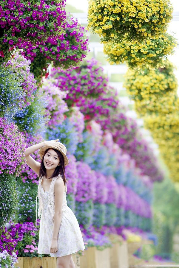 花中仙子 花的世界里甜蜜绽放