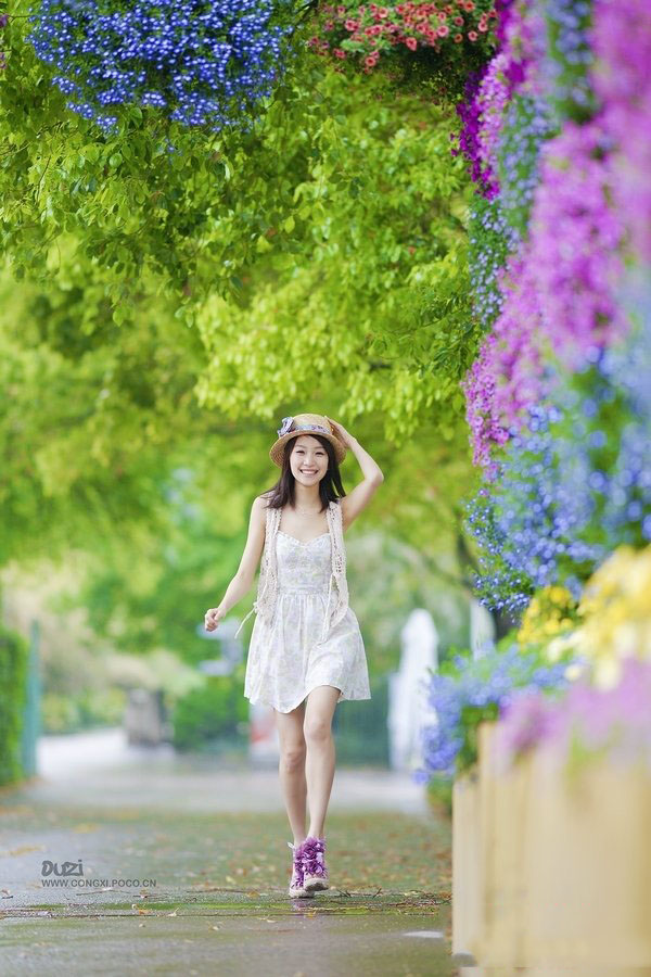 花中仙子 花的世界里甜蜜绽放