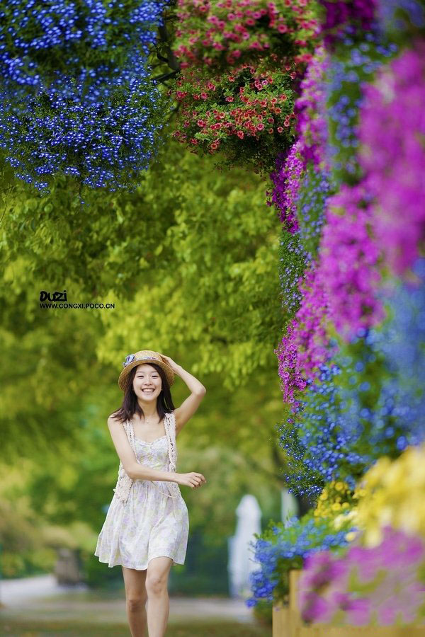 花中仙子 花的世界里甜蜜绽放