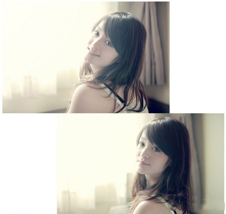 漂亮美眉恬静的午后