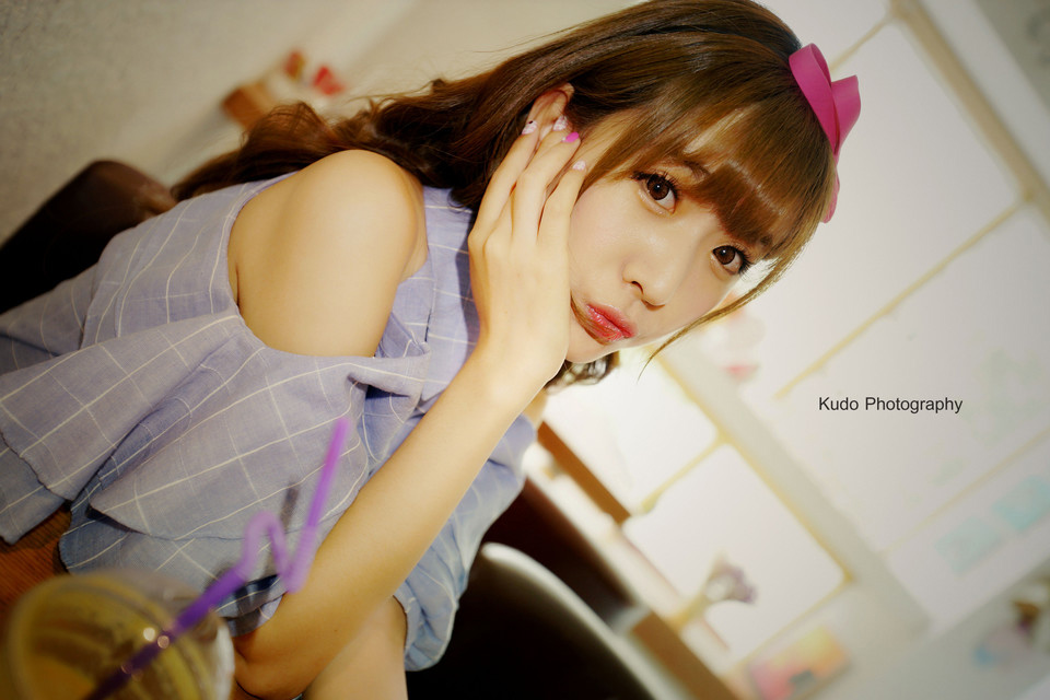 清纯少女咖啡时光