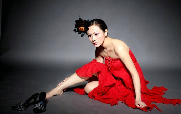 showgirl美女邓天晴清纯唯美写真