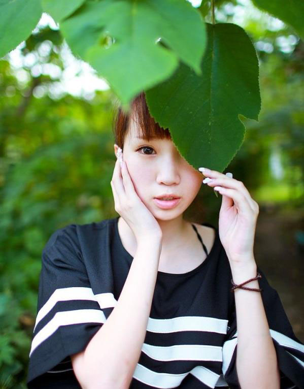 大学美女校花暑假生活写真