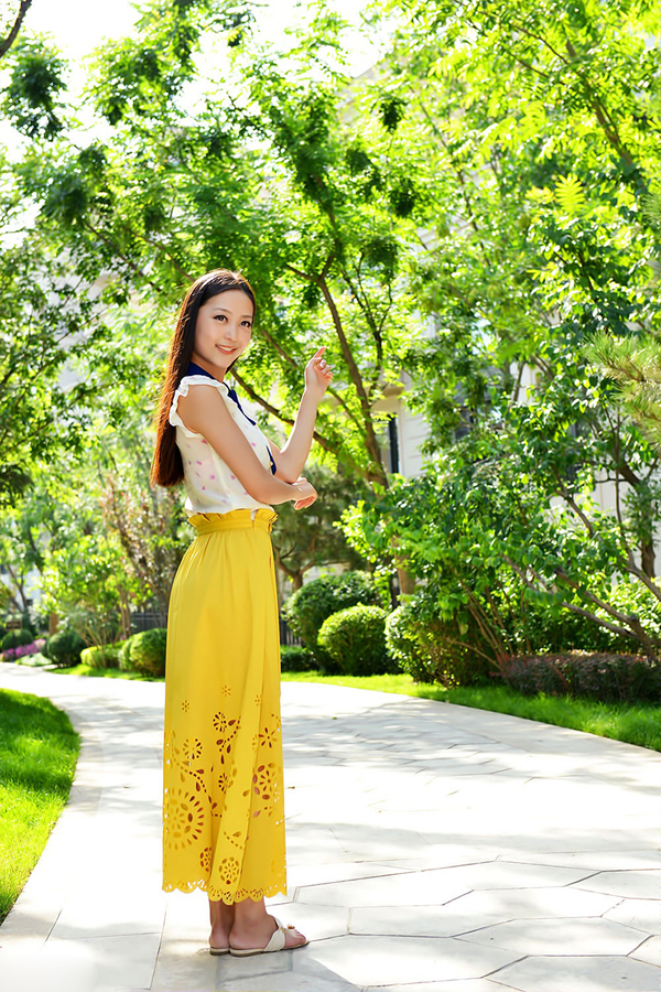 清新淑女长裙夏日写真