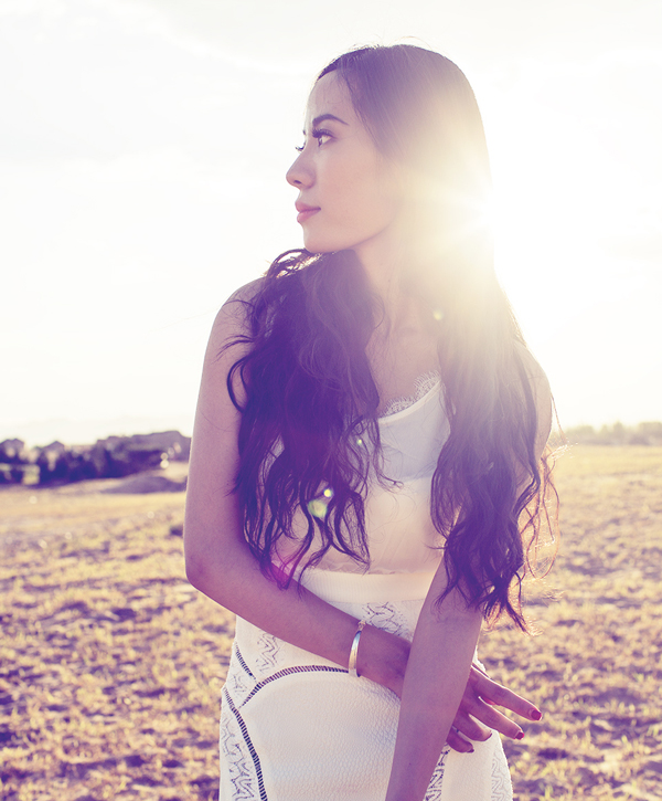 夕阳下的唯美写真